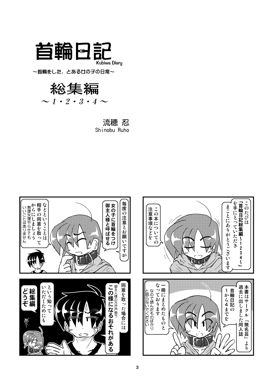 (同人誌) [無名芸] 首輪日記 総集編