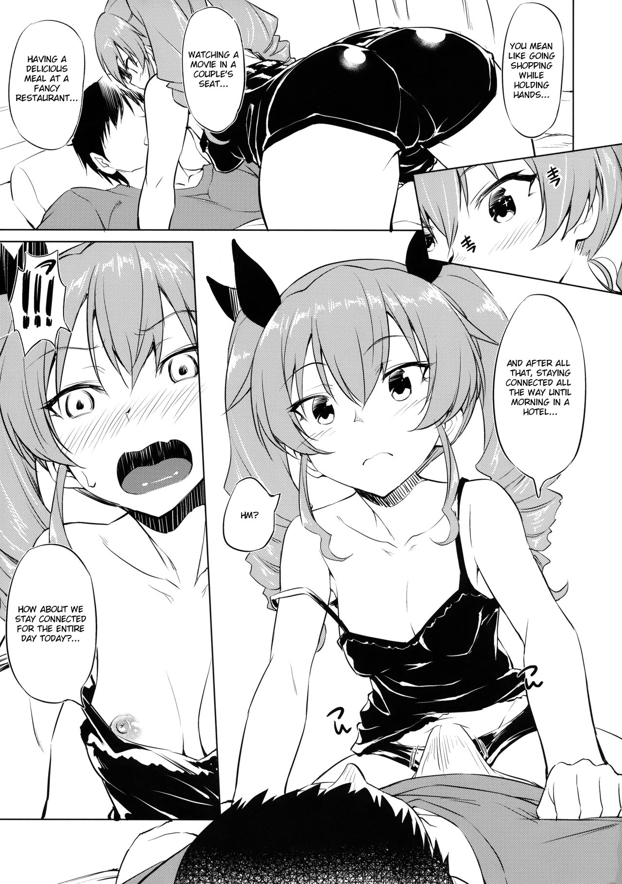 (ぱんっあ☆ふぉー!18) [AERODOG (inu)] イチャチョビ (ガールズ&パンツァー) [英訳]
