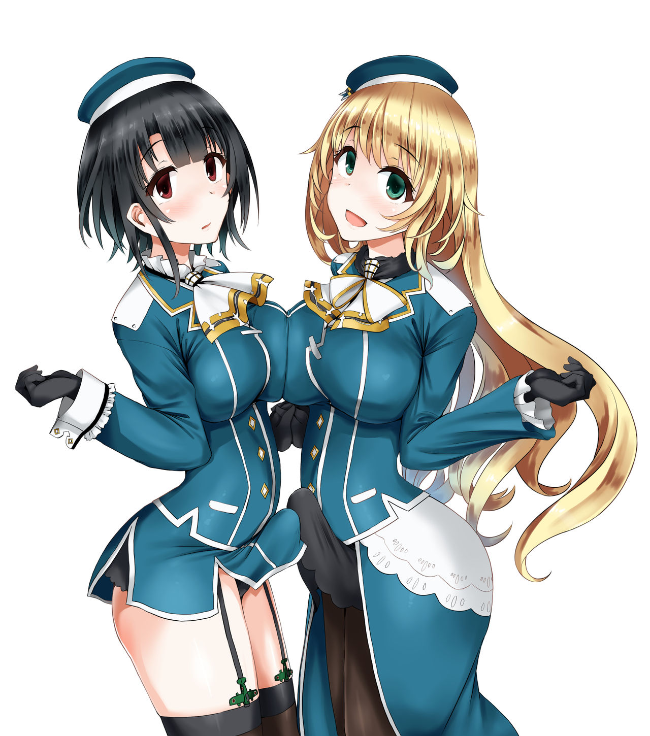 [椿亭 (三七瀬)] 藍に染めて～高雄愛宕編～ (艦隊これくしょん -艦これ-) [DL版]
