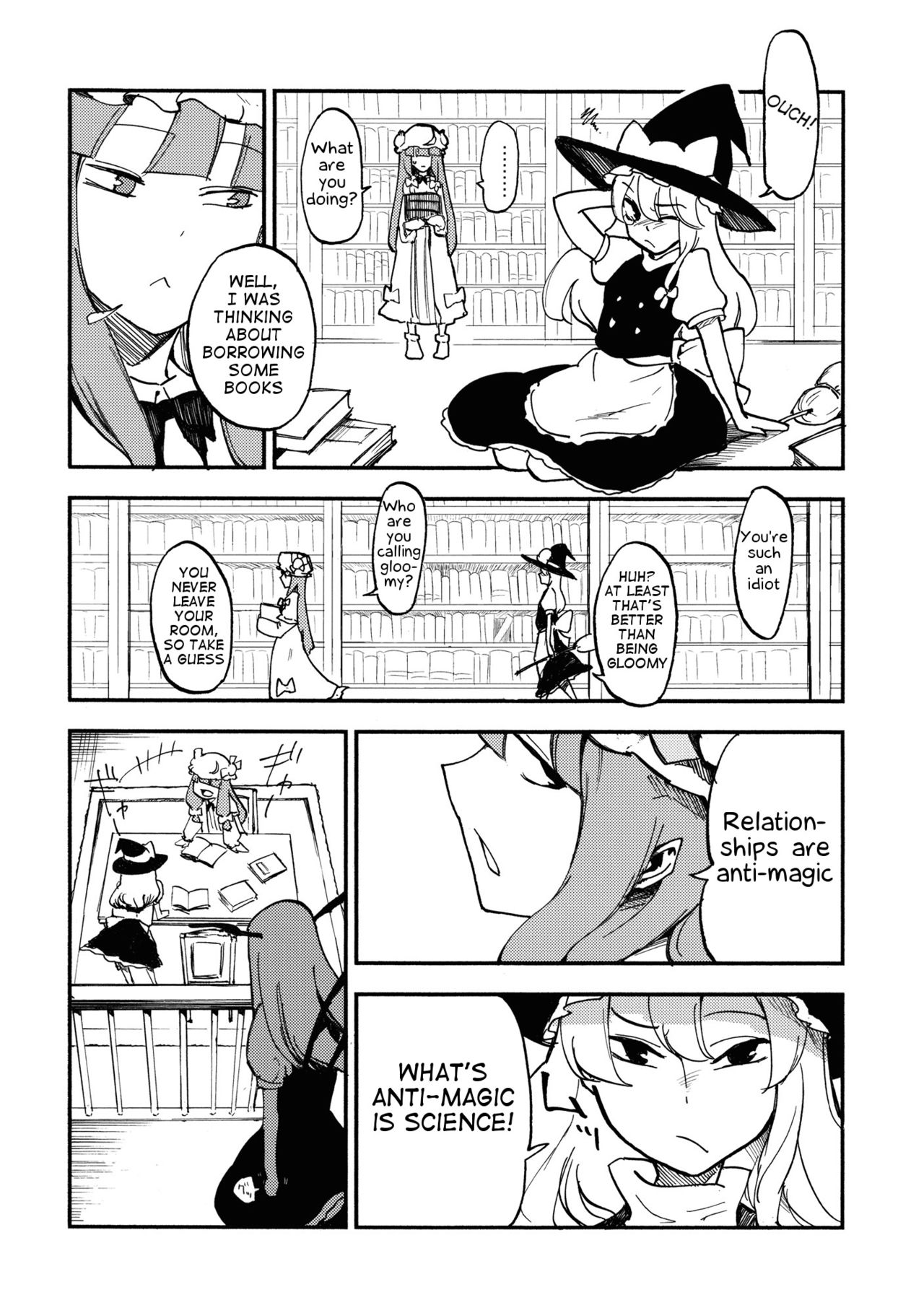 (C80) [白ネギ屋 (miya9)] ワイセツ図書館 (東方Project) [英訳]