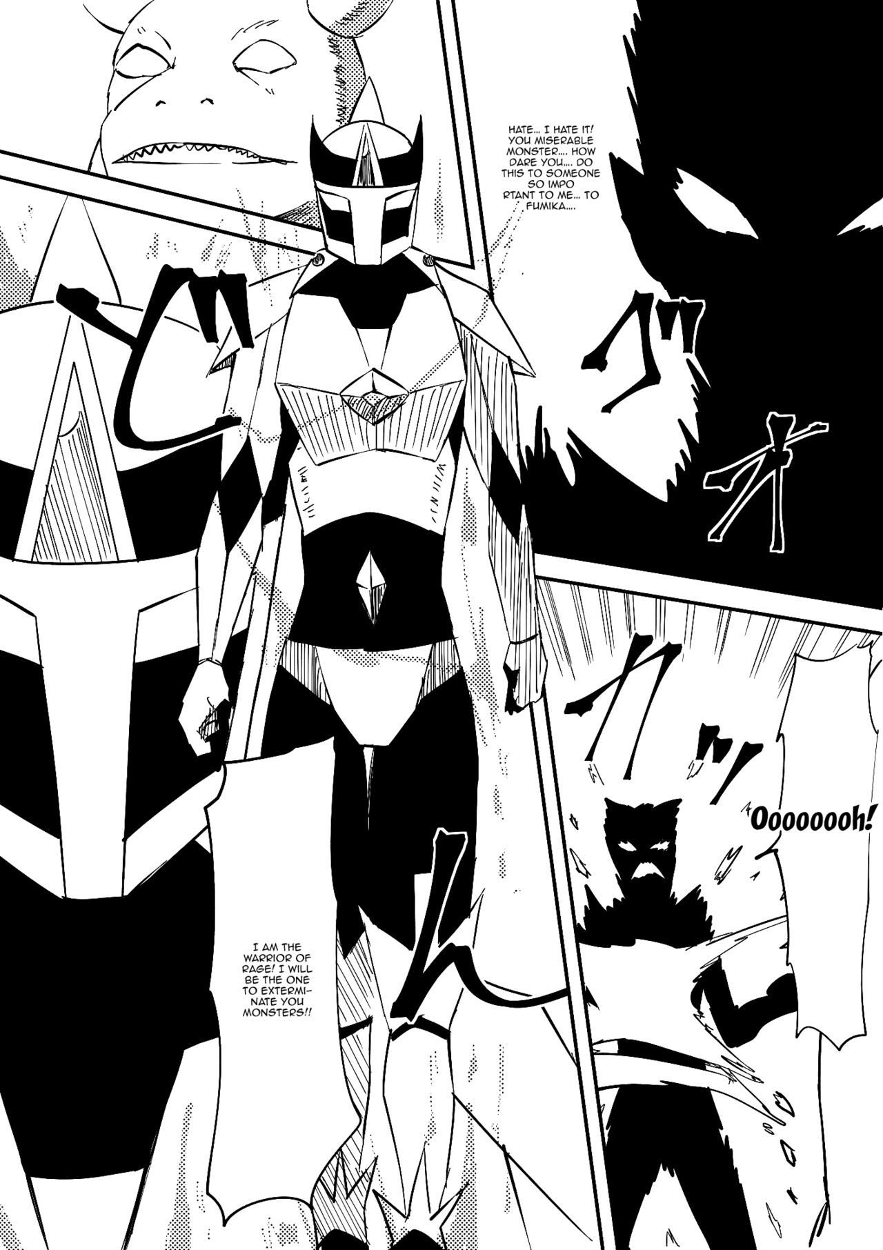 [三毛蔵亭] 怪物になった彼女 [英訳]