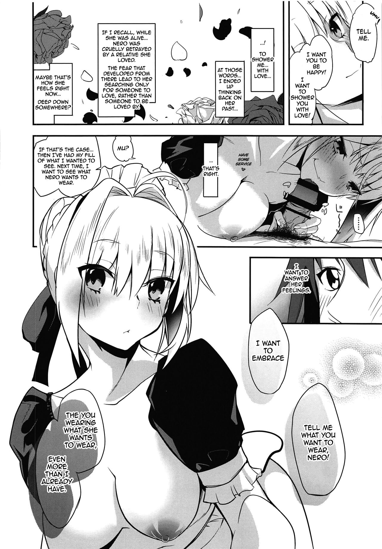 (COMIC1☆15) [桃色双六 (シスイ青)] ネロちゃまといっしょ〜コスプレえっち〜 (Fate/EXTRA) [英訳]