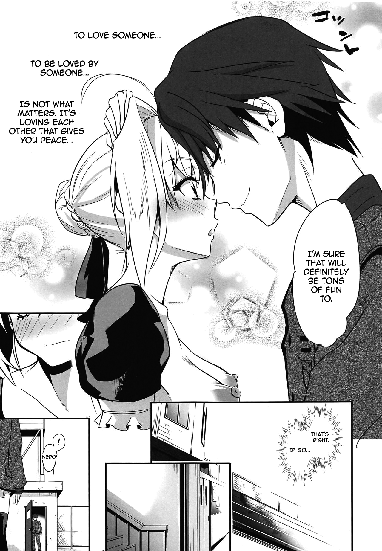 (COMIC1☆15) [桃色双六 (シスイ青)] ネロちゃまといっしょ〜コスプレえっち〜 (Fate/EXTRA) [英訳]