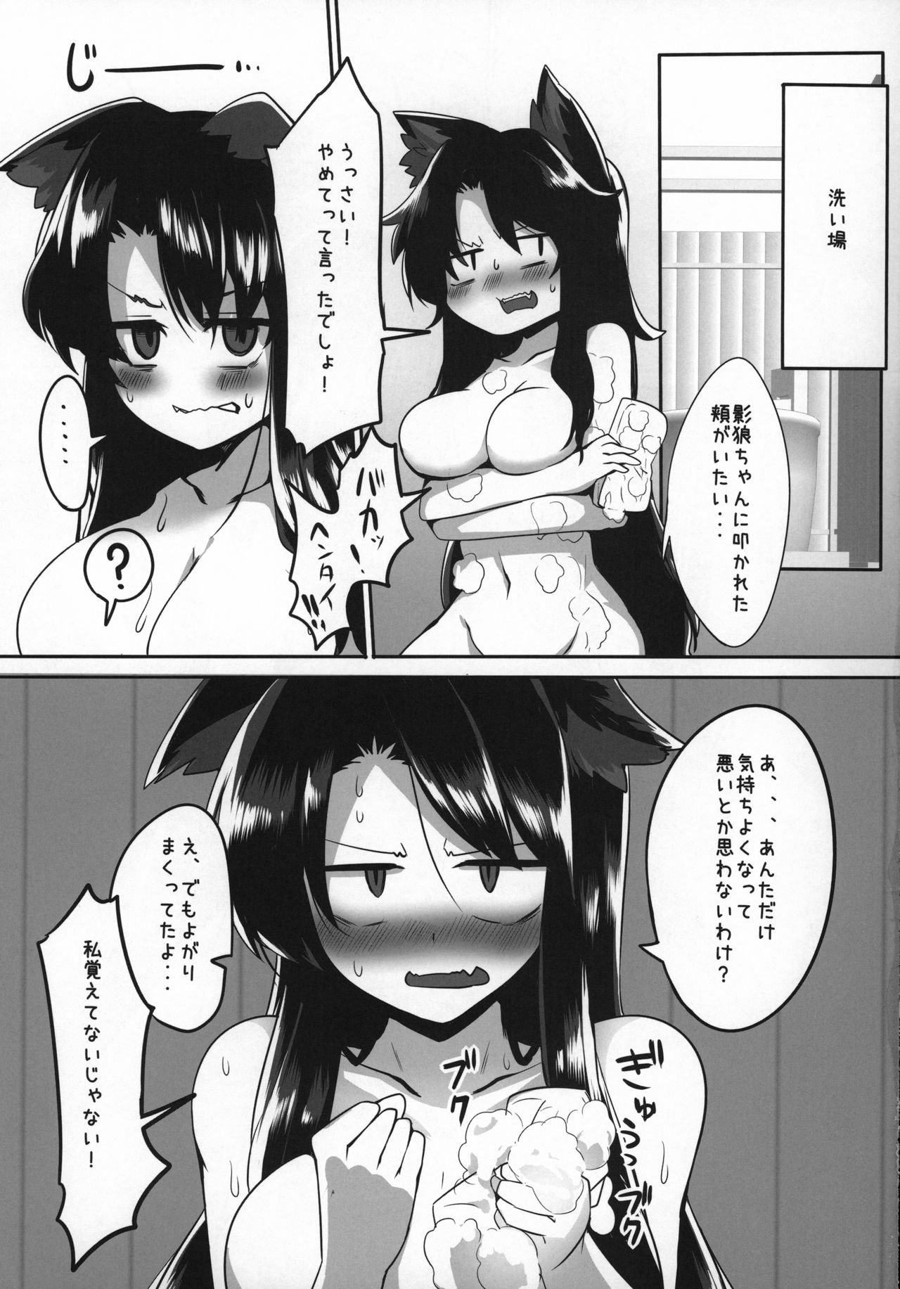 (C96) [金画輪 (しろまきみずが)] 影狼ちゃんとする本 (東方Project)