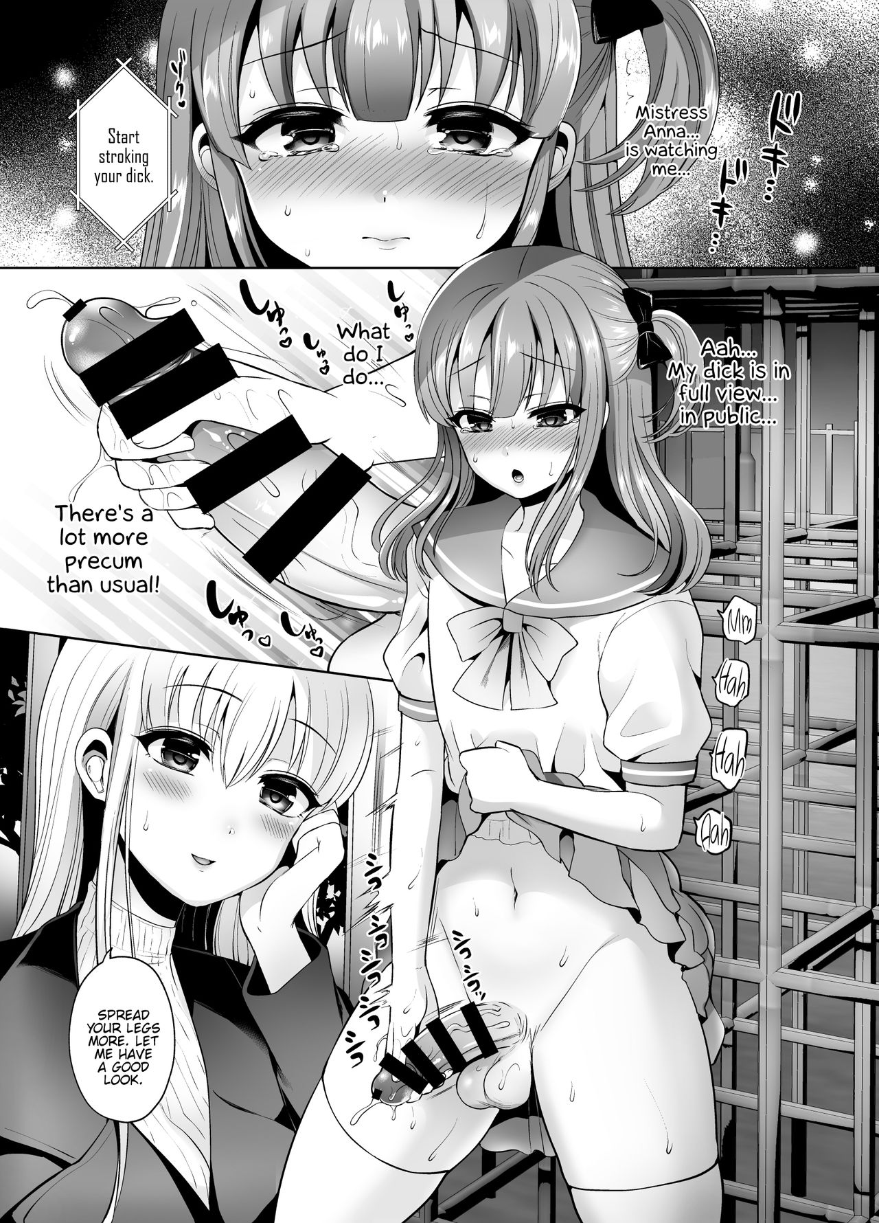 [おしるこ缶 (ぴりりねぎ)] ふたなり御主人様と女装子の甘ラブ調教日記 [英訳] [DL版]