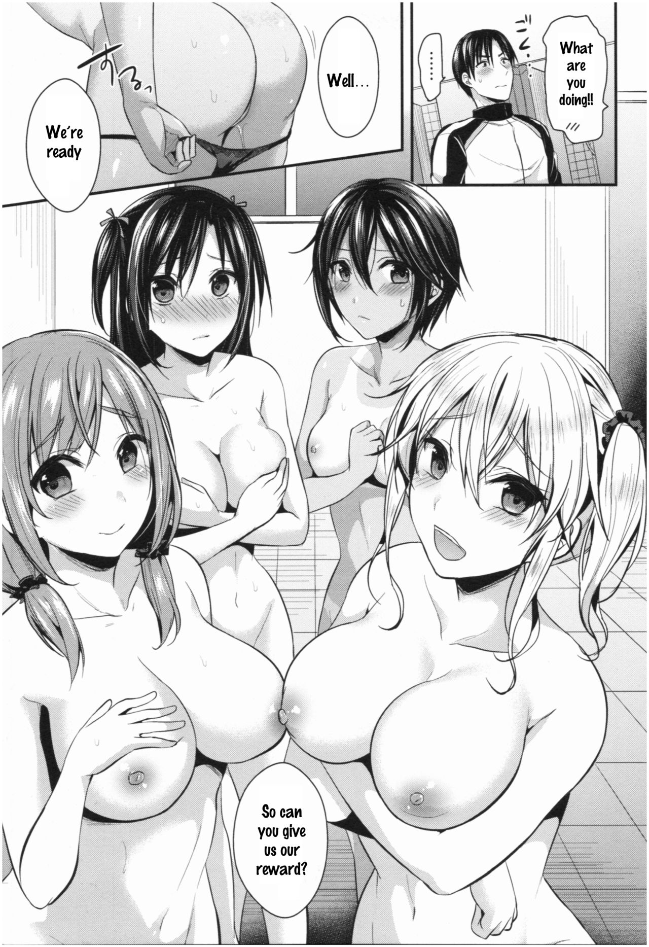 [ぺい] 女子陸上部ハーレムトレーニング 第1-6話 [英訳]