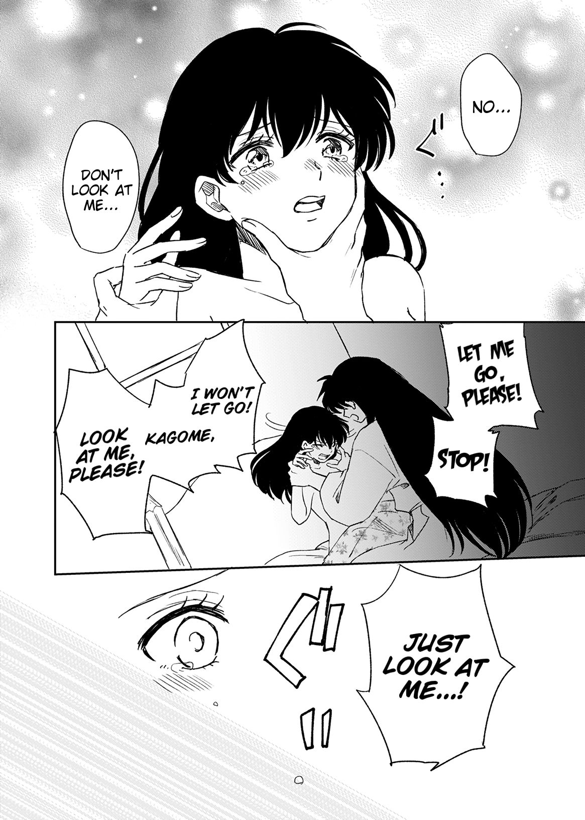 [わんわんお (もとび)] 旅中の犬かごが葛藤しながらエッチする話 (犬夜叉) [英訳] [DL版]