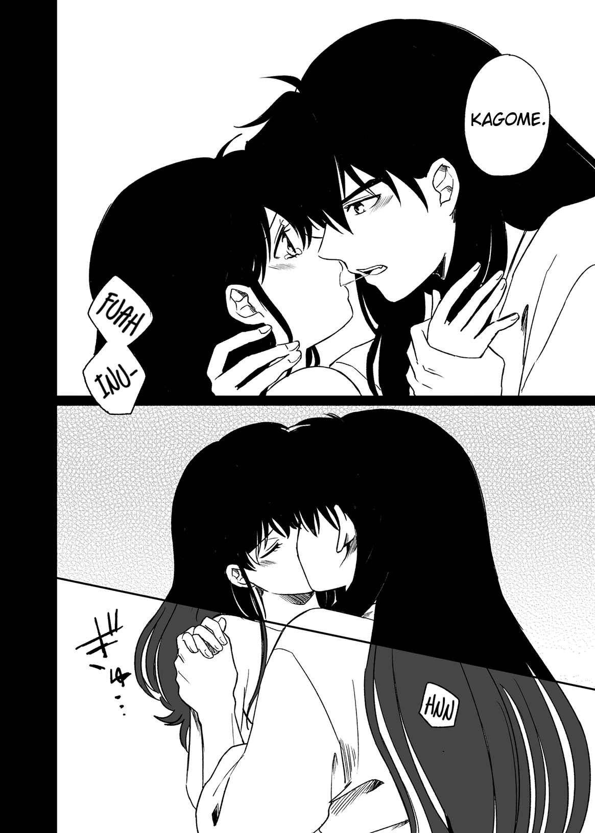 [わんわんお (もとび)] 旅中の犬かごが葛藤しながらエッチする話 (犬夜叉) [英訳] [DL版]