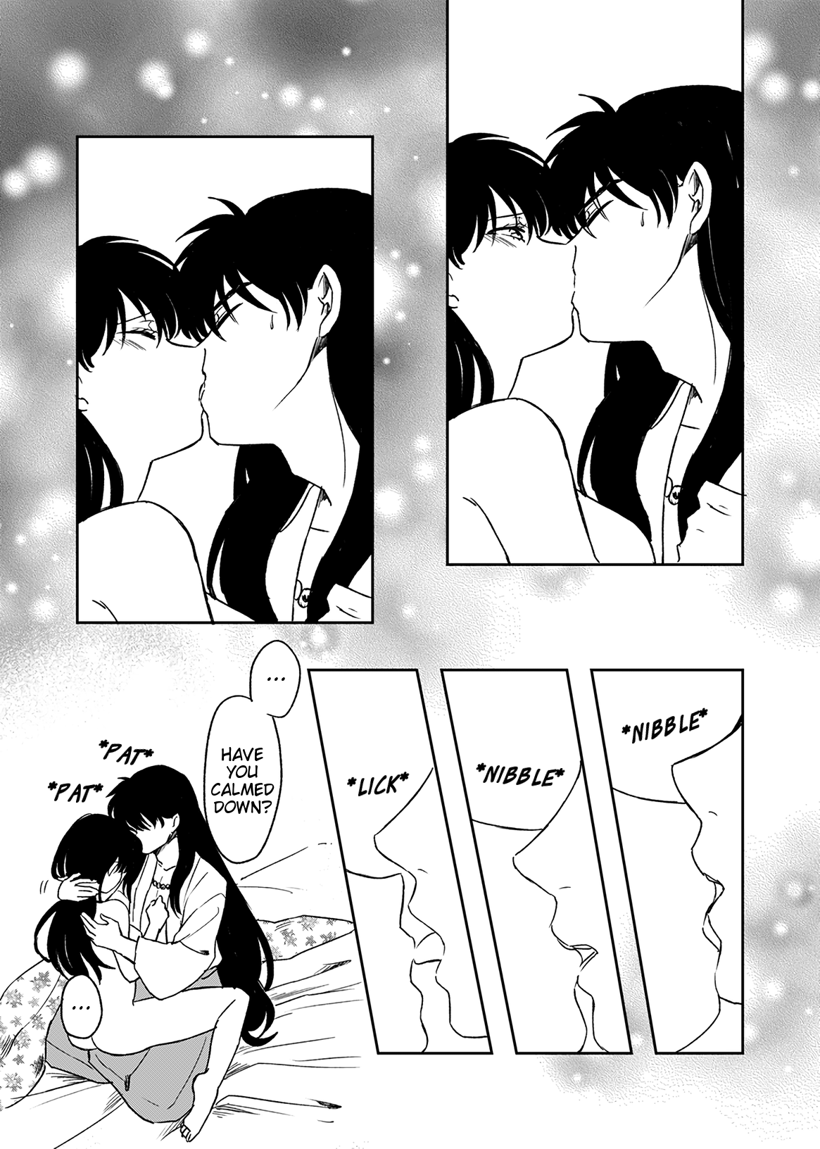 [わんわんお (もとび)] 旅中の犬かごが葛藤しながらエッチする話 (犬夜叉) [英訳] [DL版]