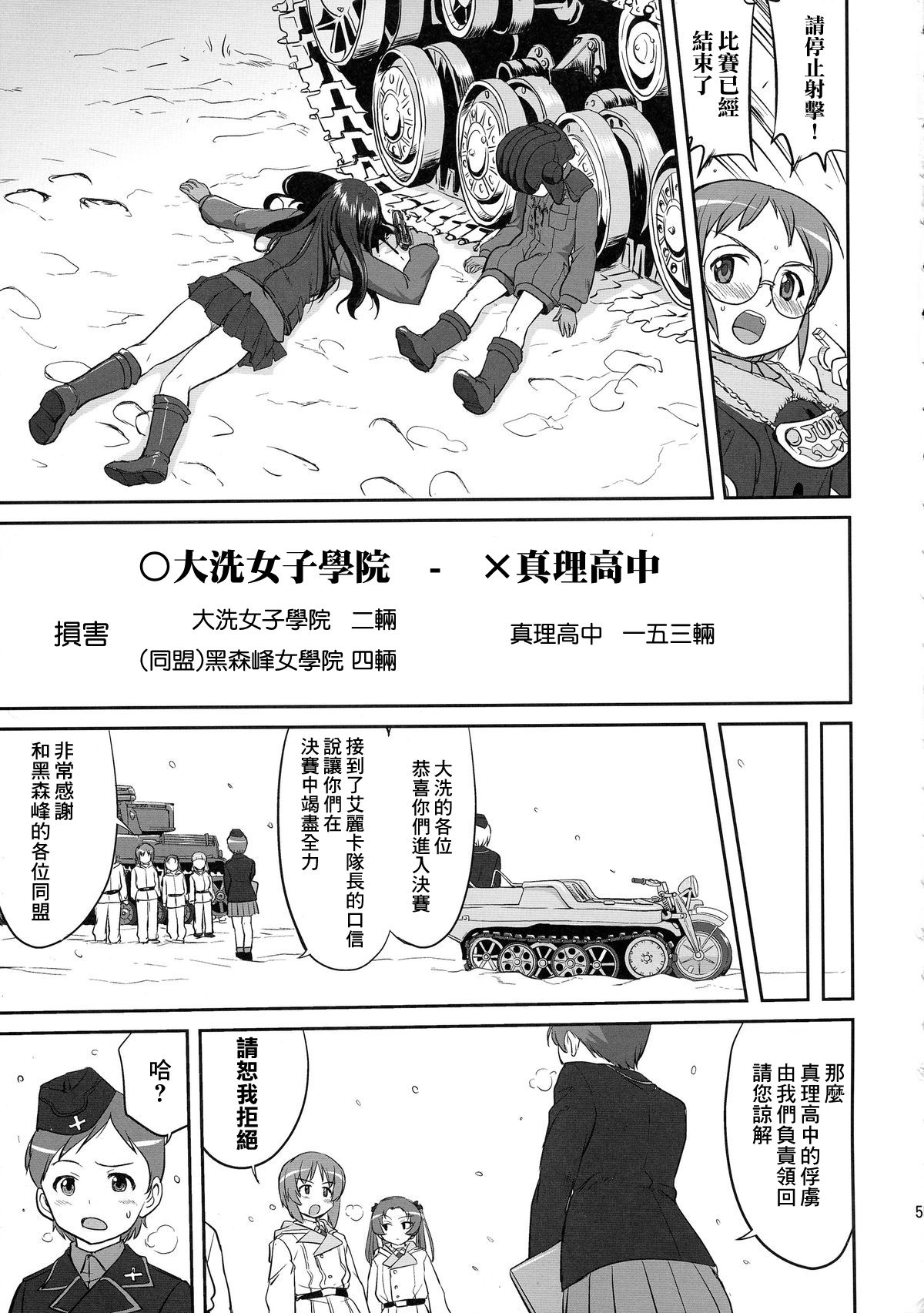 (C85) [蛸壷屋 (TK)] ゆきゆきて戦車道 バトル・オブ・プラウダ (ガールズ&パンツァー) [中国翻訳]