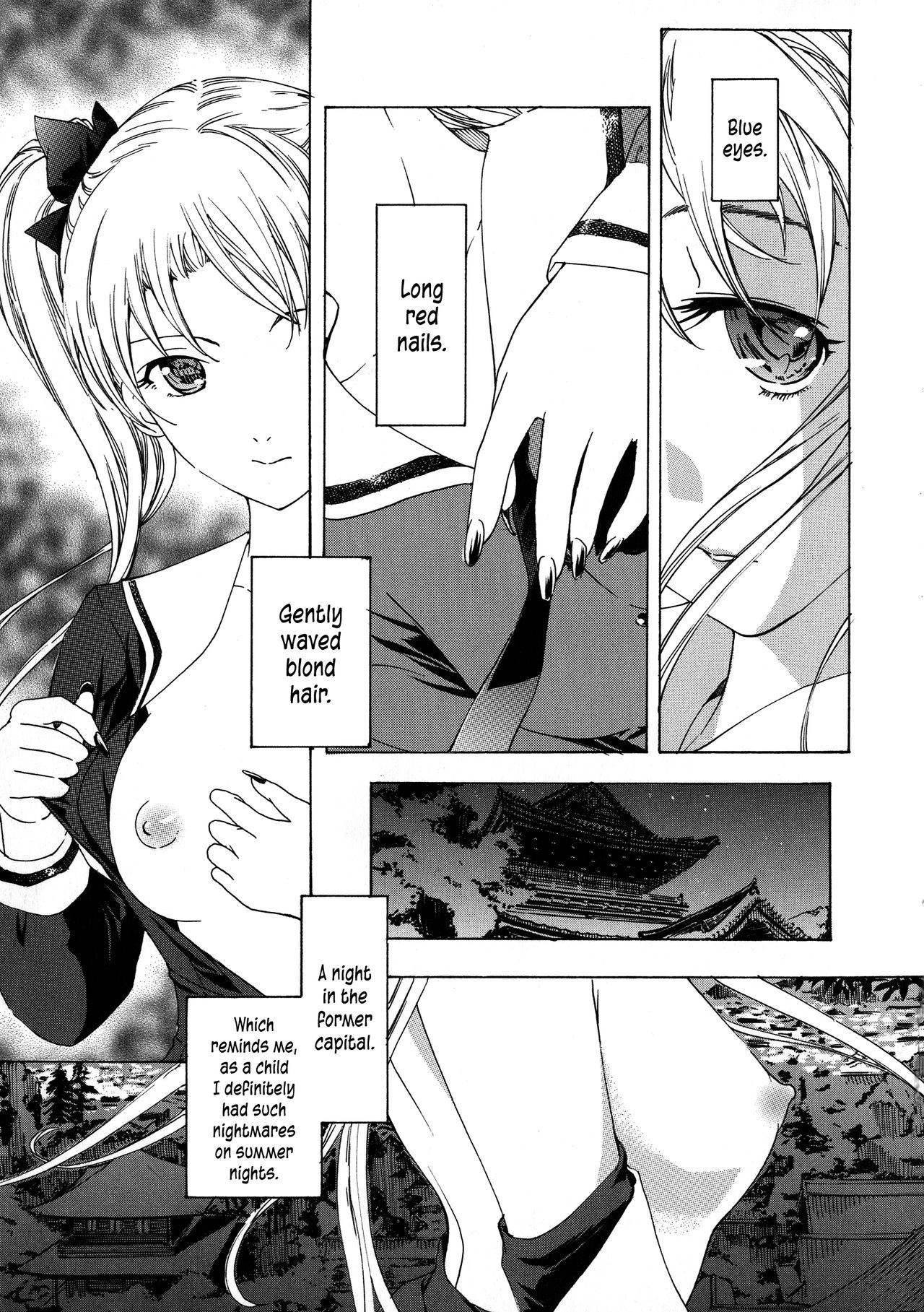 [あさぎ龍] 黒百合 少女ヴァンパイア 第1 - 3話 [英訳]