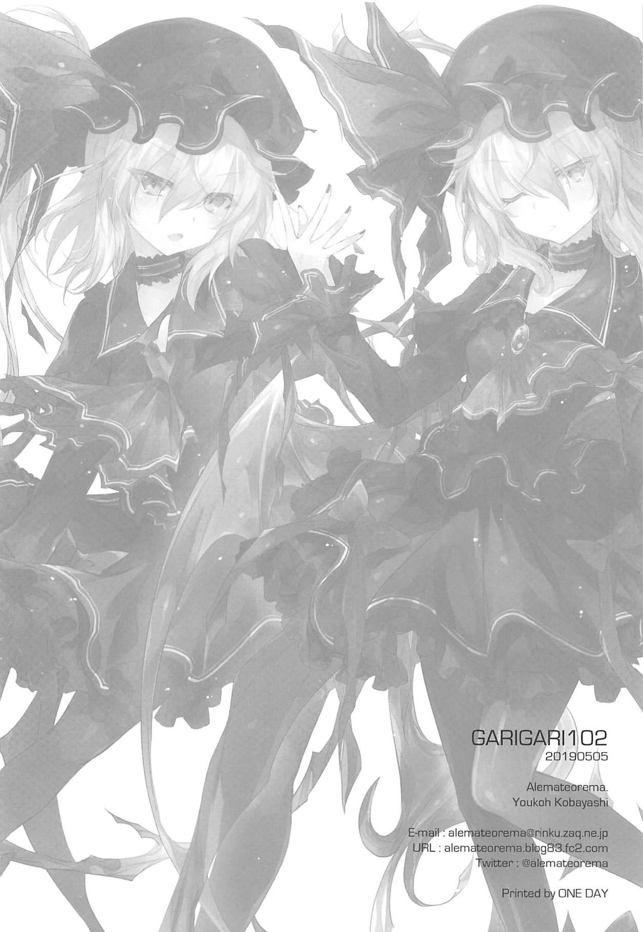 (例大祭16) [アレマテオレマ (小林由高)] GARIGARI102 (東方Project)