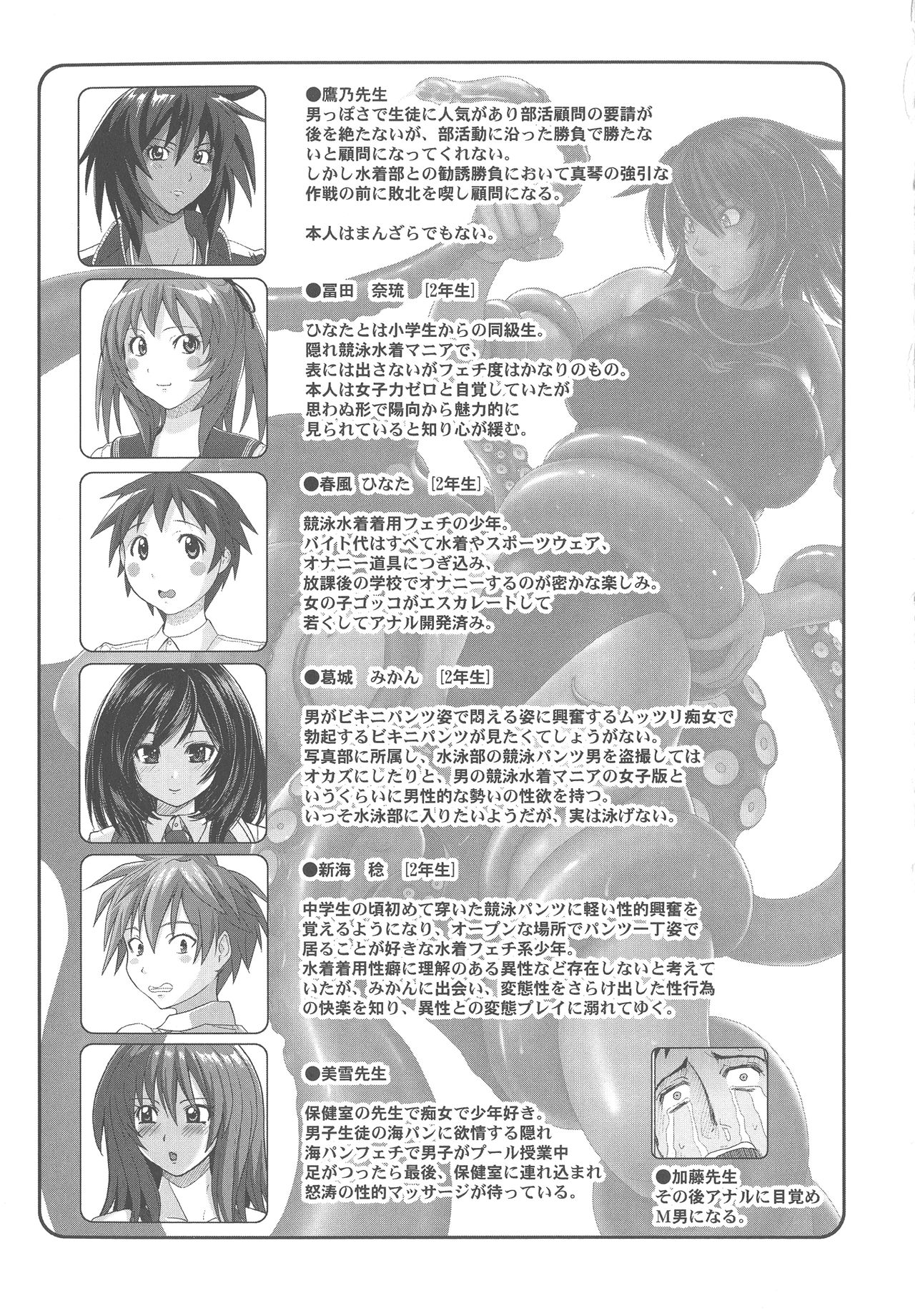 [紫☆にゃ~] 密着性癖 ぴたぴた競泳水着セレクション