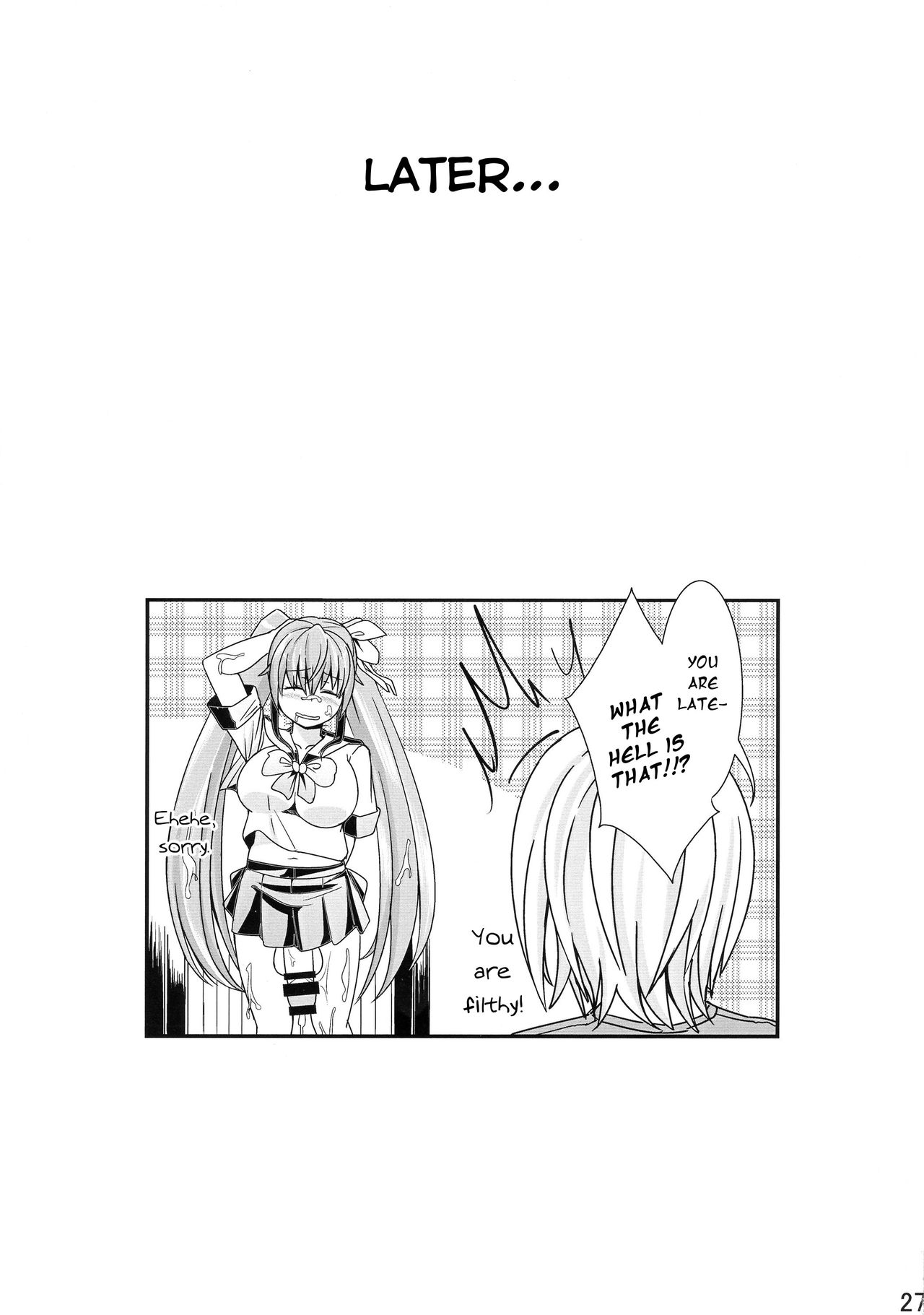 (コミティア112) [ぱにっしゃーぱにっしゅめんと (ぱに魅)] ツインテボイン子ちゃんがふたなりっ子にめちゃめちゃにされる本 [英訳]