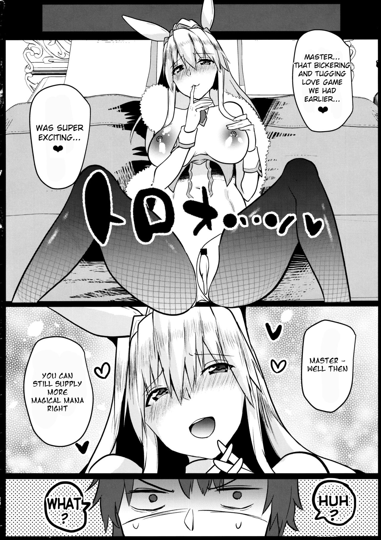 (C97) [空想モノクローム (あび)] バニーになったアルトリアは性欲がすごい (Fate/Grand Order) [英訳]