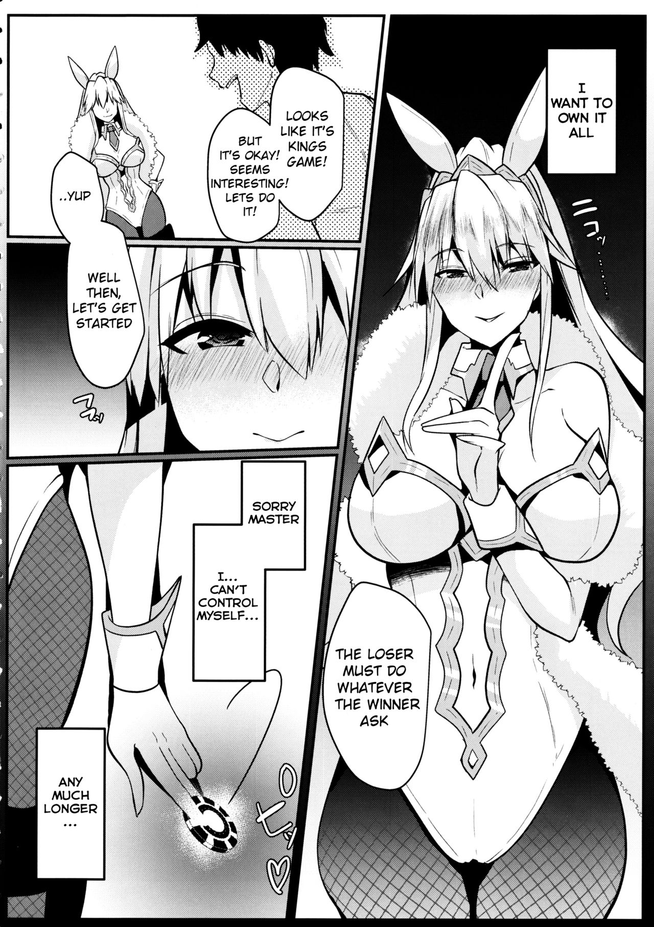 (C97) [空想モノクローム (あび)] バニーになったアルトリアは性欲がすごい (Fate/Grand Order) [英訳]