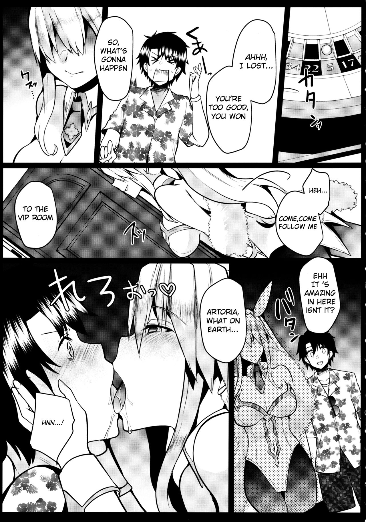 (C97) [空想モノクローム (あび)] バニーになったアルトリアは性欲がすごい (Fate/Grand Order) [英訳]