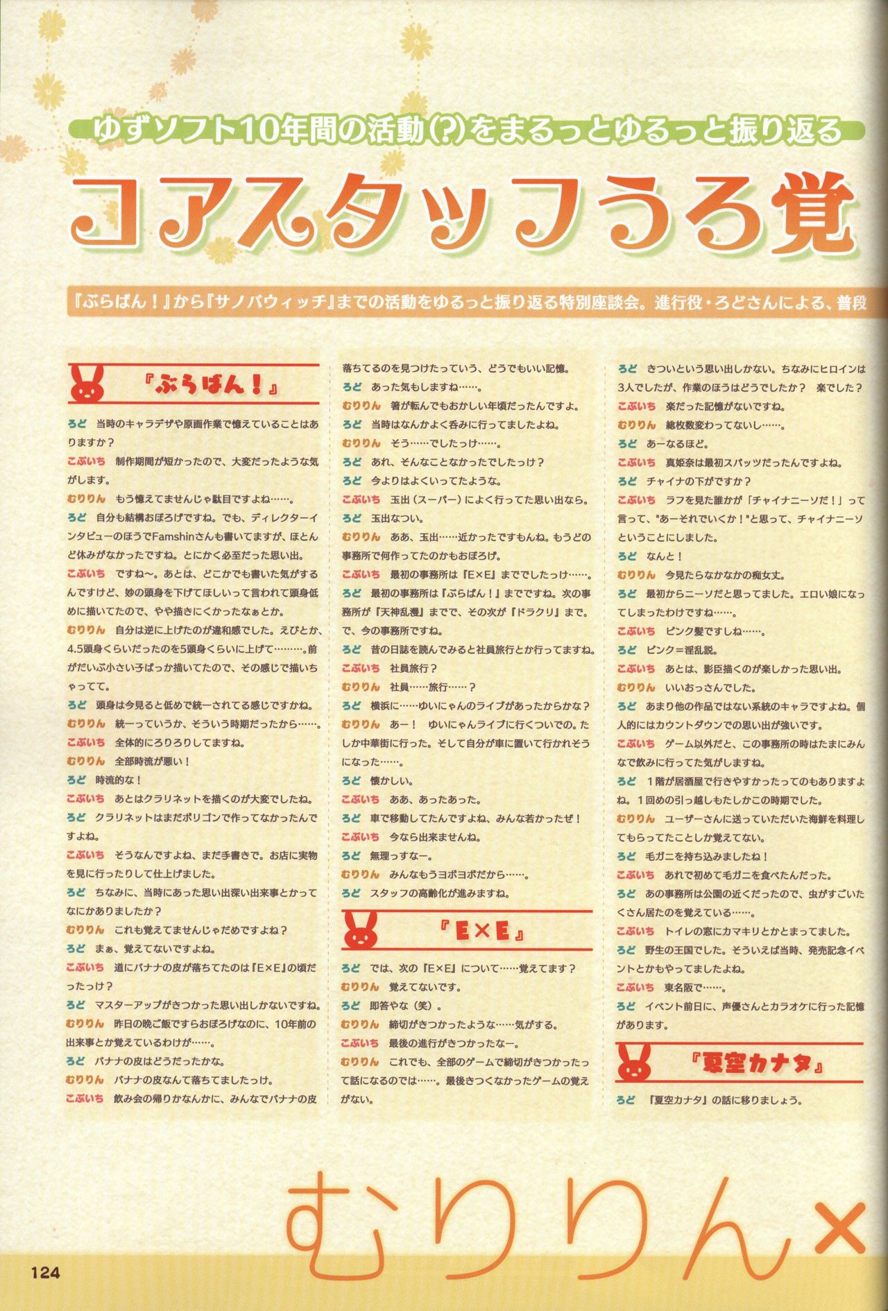 YUZUSOFT 10th Anniversary Book ゆずあに