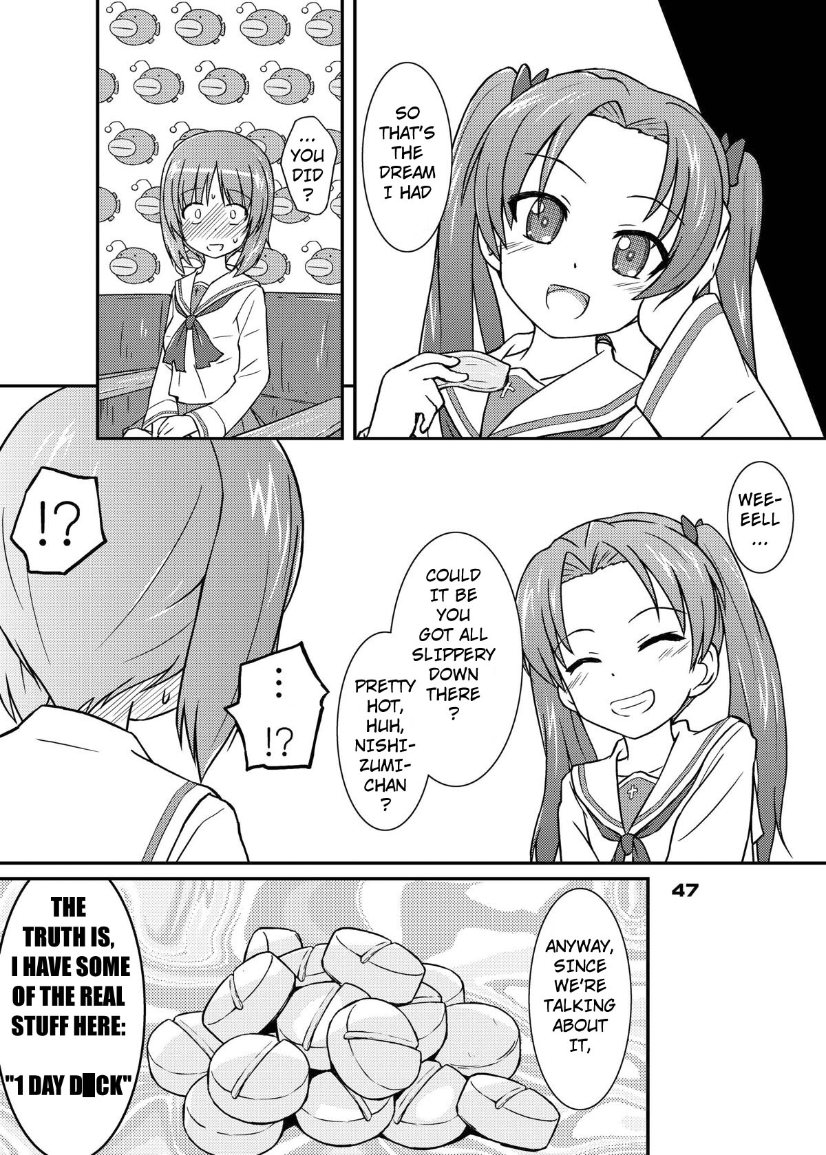 [ムナック (むーな)] 西住ちゃんにちん●んをつっこまれる夢を見たんだ (ガールズ&パンツァー) [英訳] [DL版]