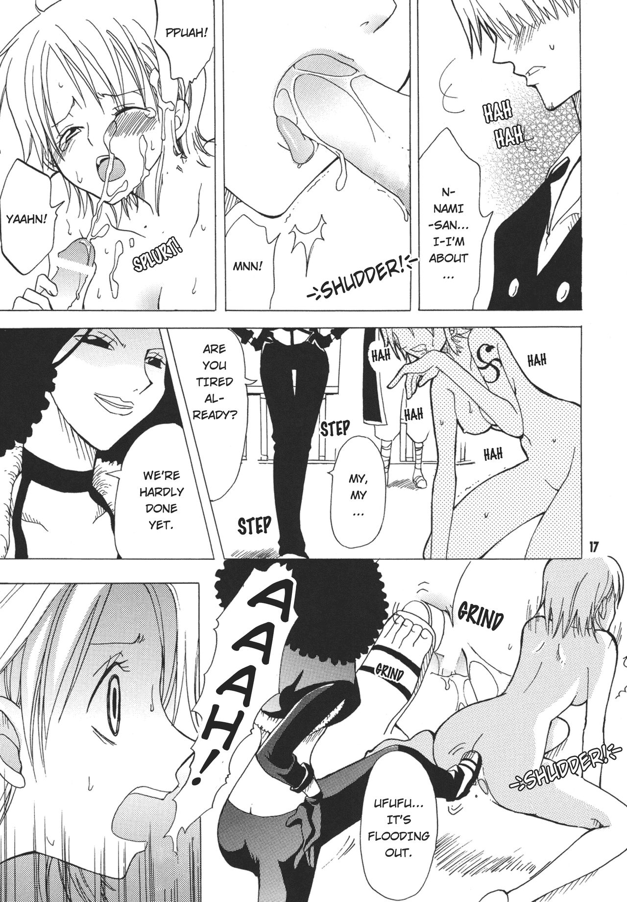 [くりおね社 (YU-RI)] 幸せPUNCH! 1+2 (ラブリー海賊コレクション) (ワンピース) [英訳] [DL版]