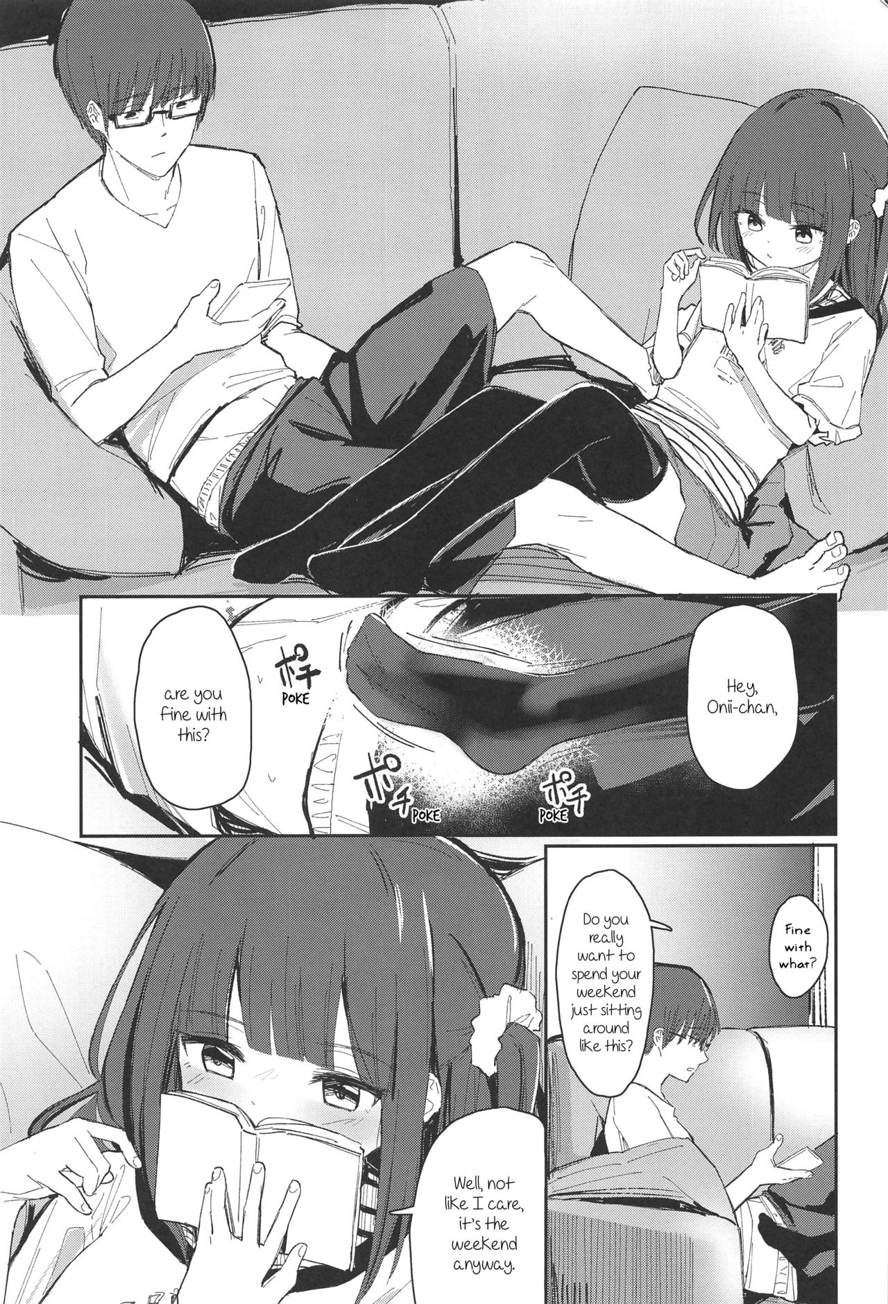 (COMIC1☆15) [Fatima Cigarette (滝まくら)] おにいちゃんが浮気しそうからセックスしてみた [英訳]