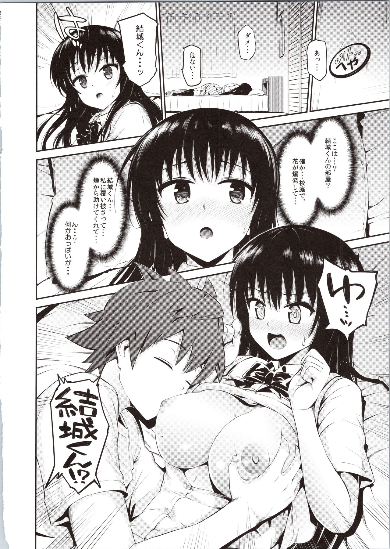 (C86) [森宮缶 (森宮正幸)] はなのとりこ (To LOVEる -とらぶる-)