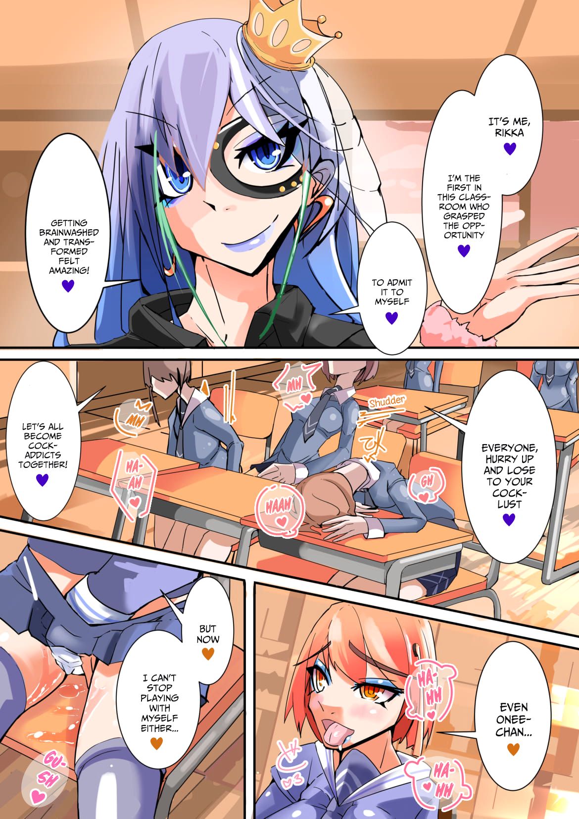 [hentaiworks (あるま)] ふたなり奴隷学園化計画4 [英訳]