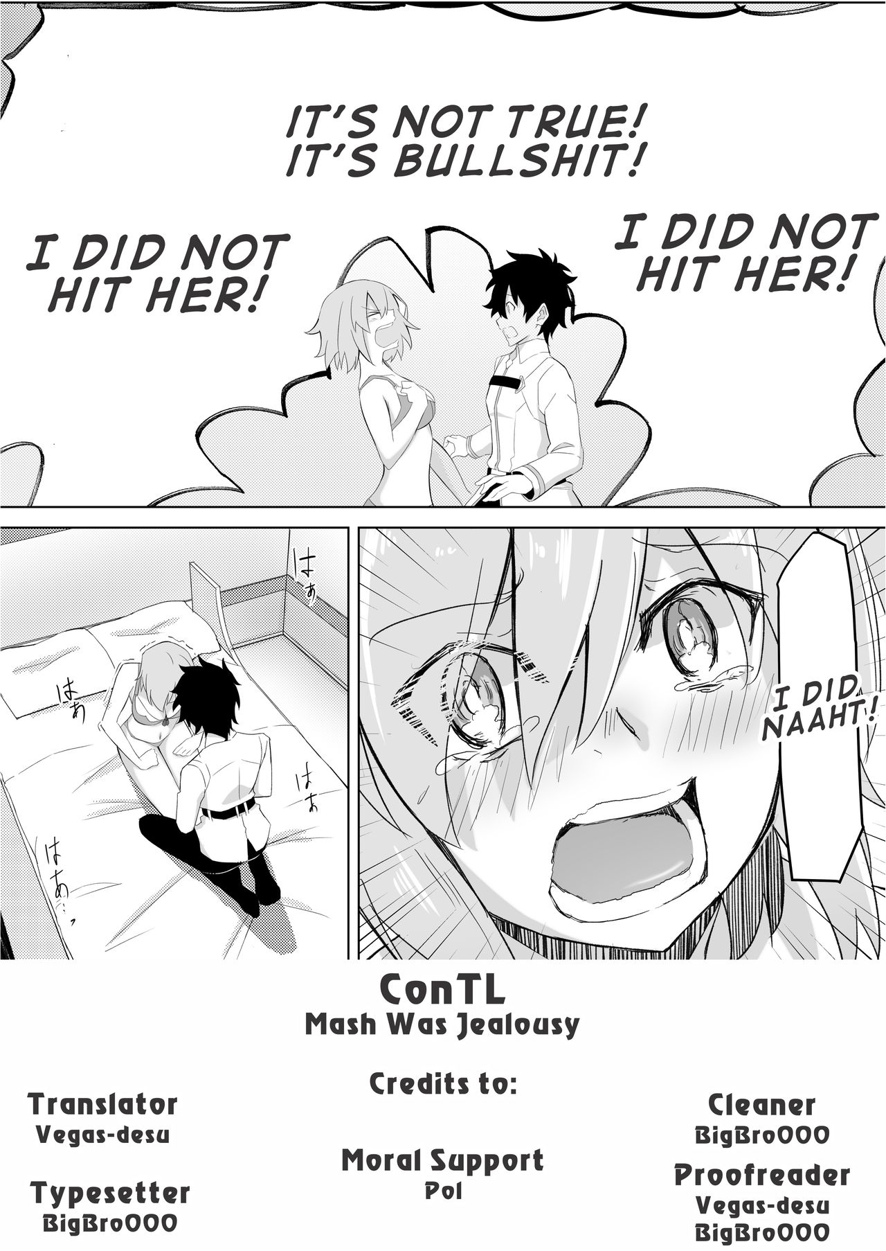 (C96) [重戦車うさぎ隊 (高野友宏)] Mash Was Jealousy (Fate/Grand Order) [英訳]