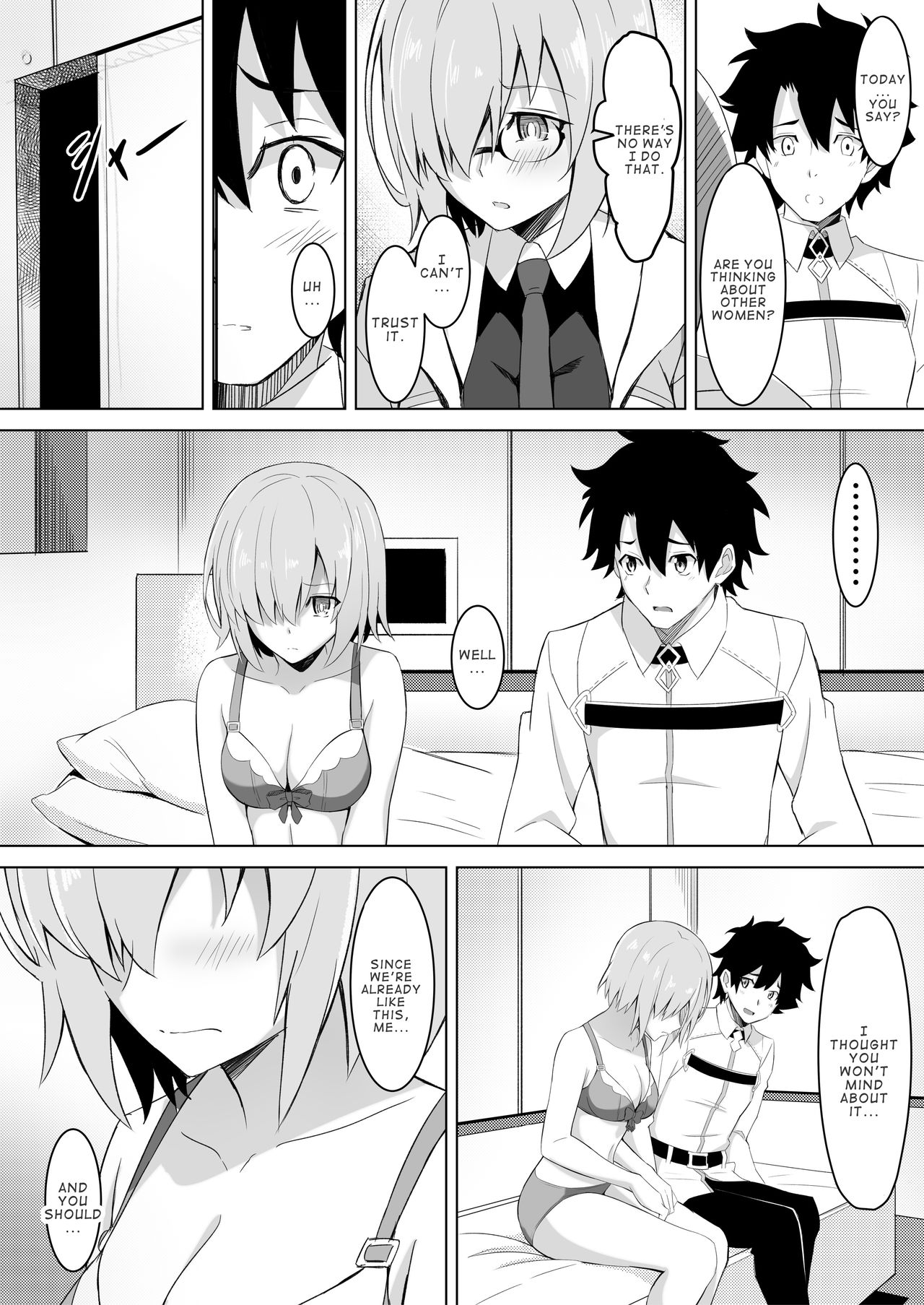 (C96) [重戦車うさぎ隊 (高野友宏)] Mash Was Jealousy (Fate/Grand Order) [英訳]