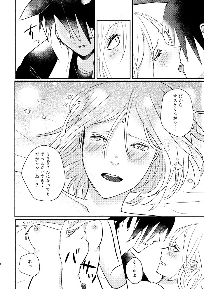 うさぎさんのサスケくんとかいぬしのさくらちゃん