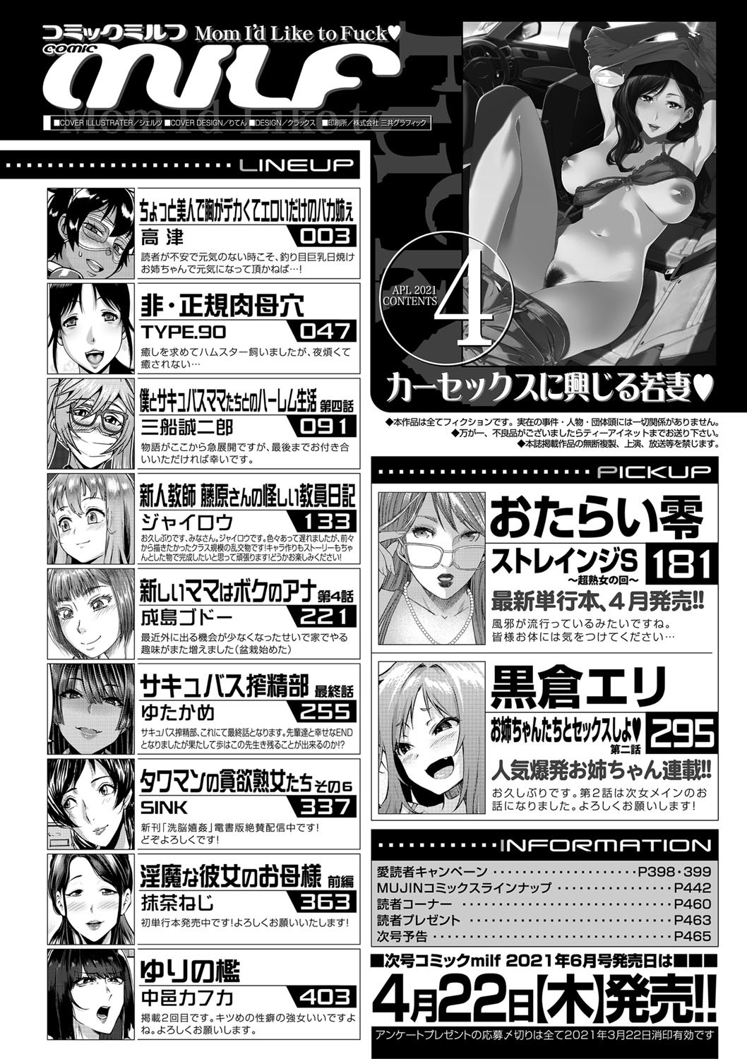 COMIC MILF 2021-4Vol。 59