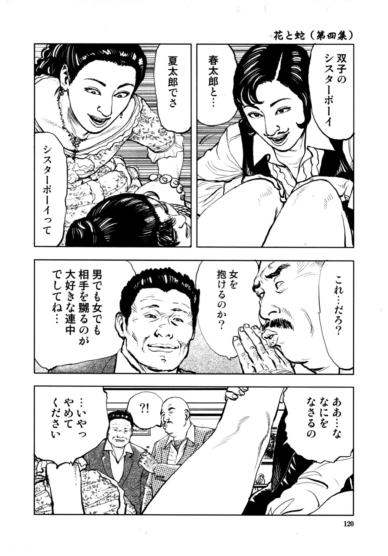 [長田要, 団鬼六] 花と蛇 第四集