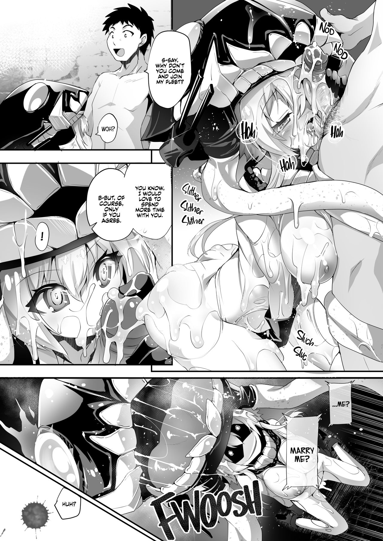 [月夜のこねこ (こうきくう)] 深海裸艦 (艦隊これくしょん -艦これ-) [英訳] [無修正] [DL版]