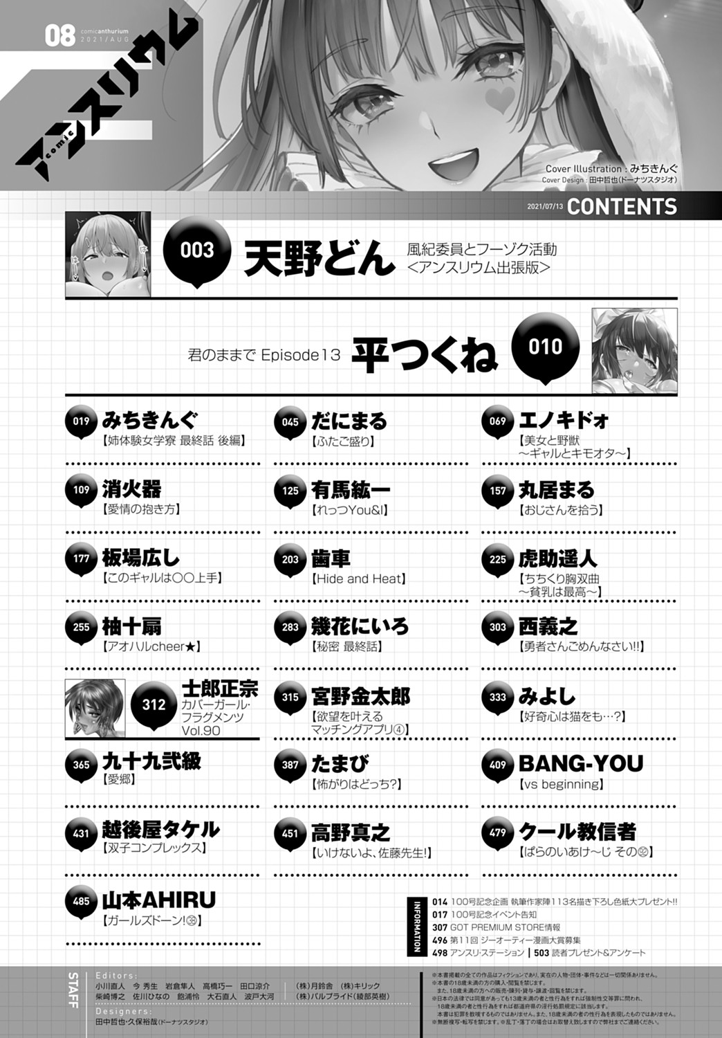 COMIC アンスリウム 2021年8月号 [DL版]