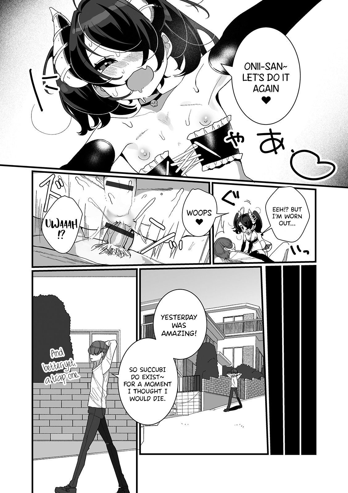 [御家かえる] ノンストップ・サキュバスくん (月刊Web男の娘・れくしょんッ！S Vol.54) [英訳] [DL版]