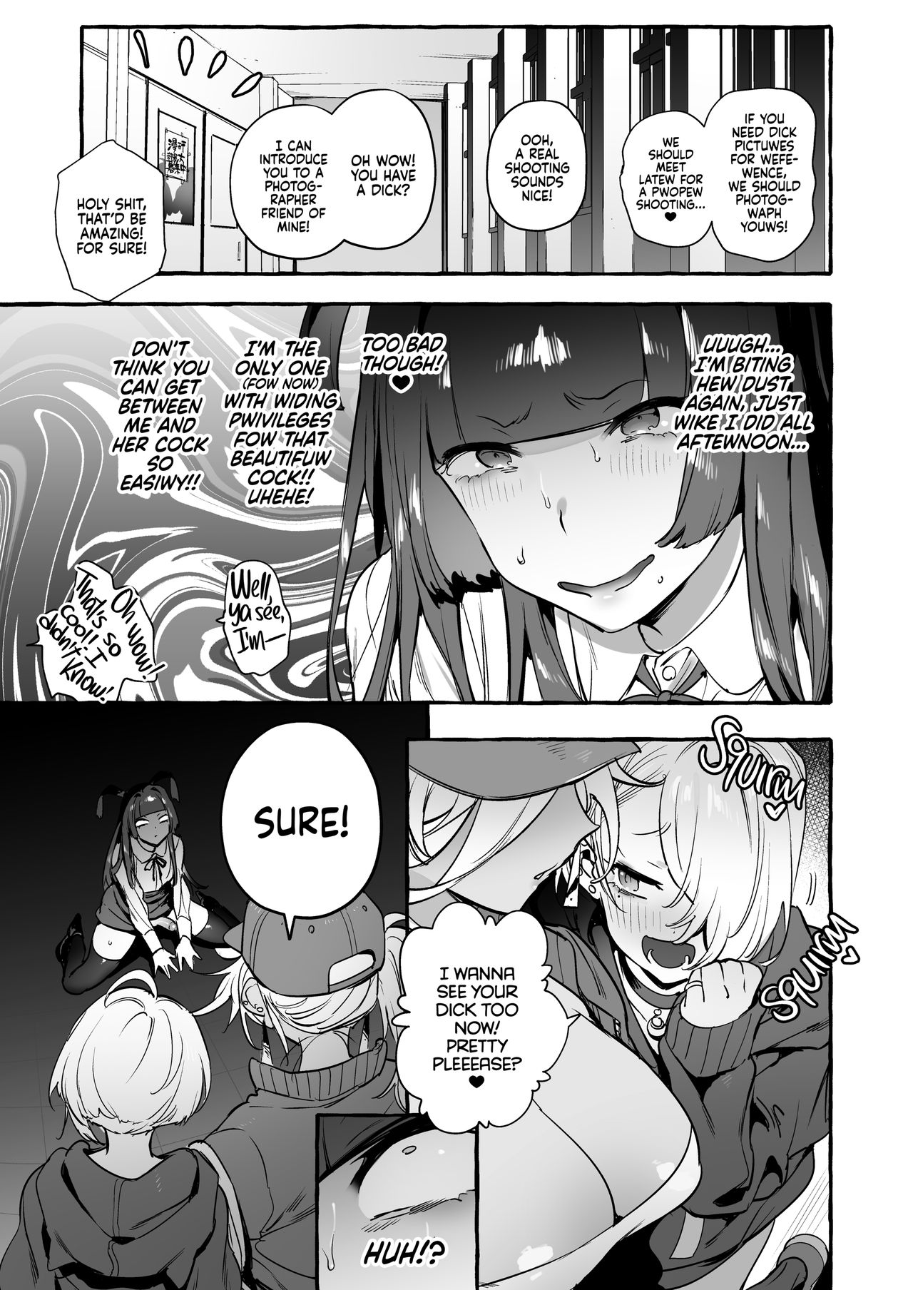 [非凡 (伊丹)] ヲタサーの黒ギャルVSボク等 [英訳] [無修正] [DL版]