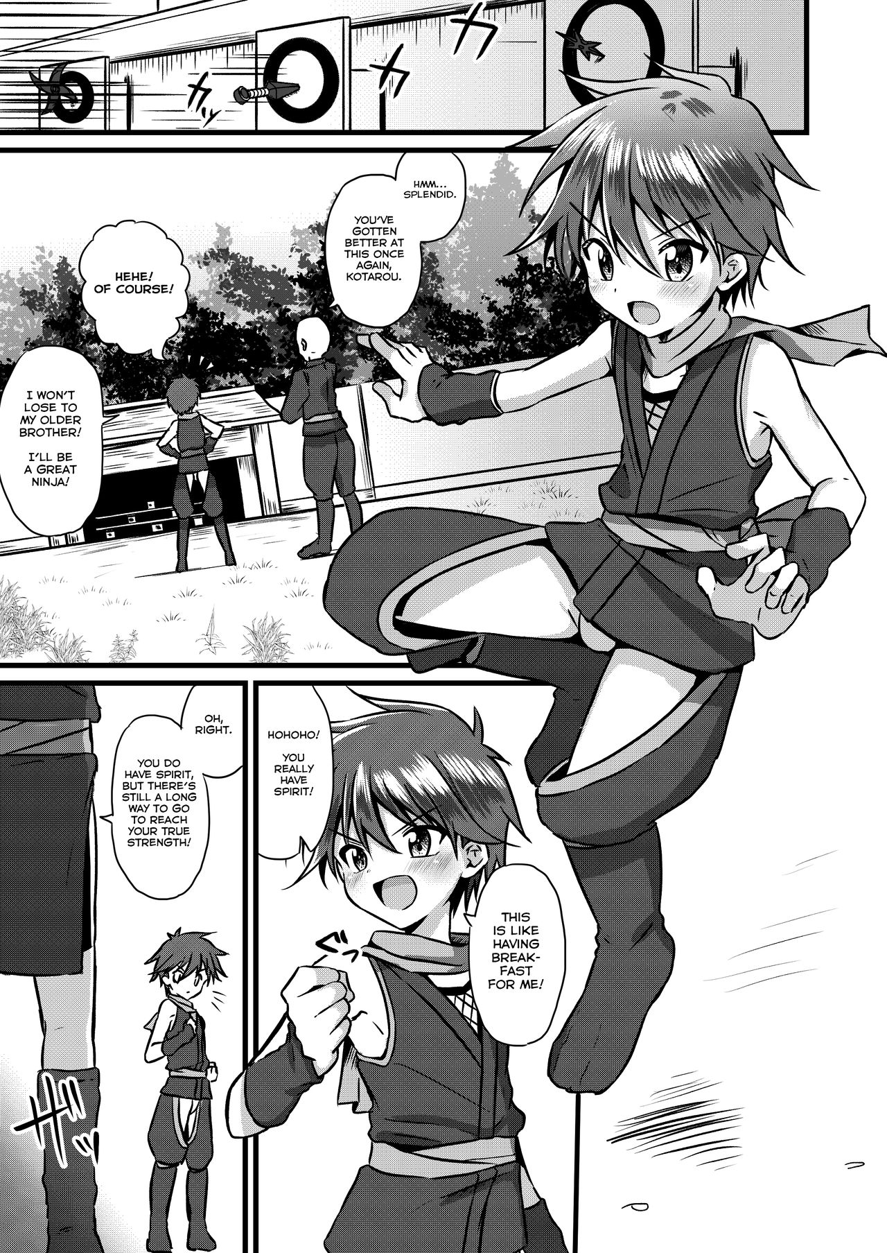 [ぺこ連盟 (こーすけぽけ)] 忍者少年調教日記 -小太郎編- [英語] [DL版]