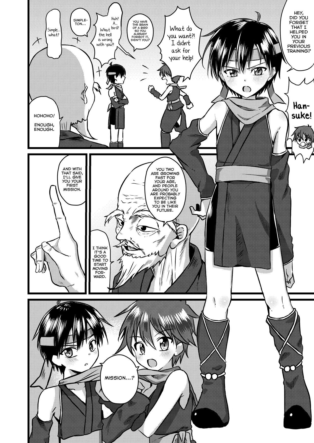 [ぺこ連盟 (こーすけぽけ)] 忍者少年調教日記 -小太郎編- [英語] [DL版]