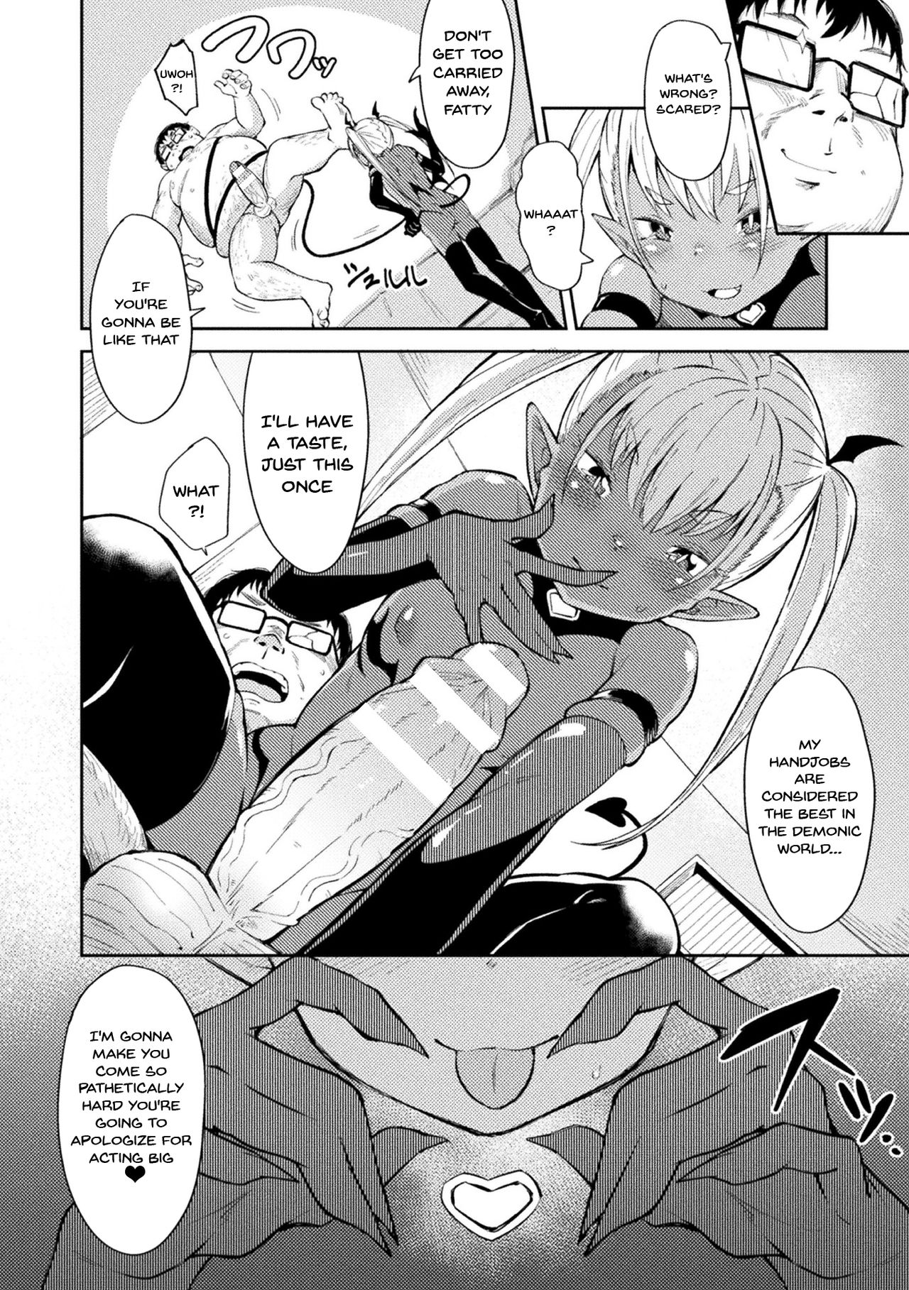 [アンソロジー] 二次元コミックマガジン メスガキサキュバス制裁 ナマイキ赤ちゃん部屋をわからせ棒で更生ノック Vol.2 第1-2話 [英訳] [DL版]