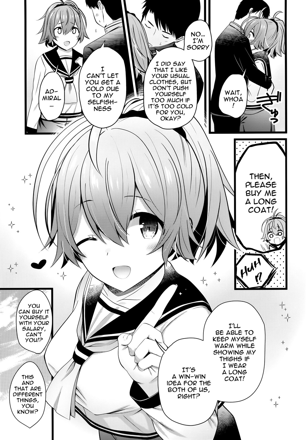 (AC2) [猫じゃらされ (ゆあさ)] 冬の青葉はどうですかぁ？ (艦隊これくしょん -艦これ-) [英訳]