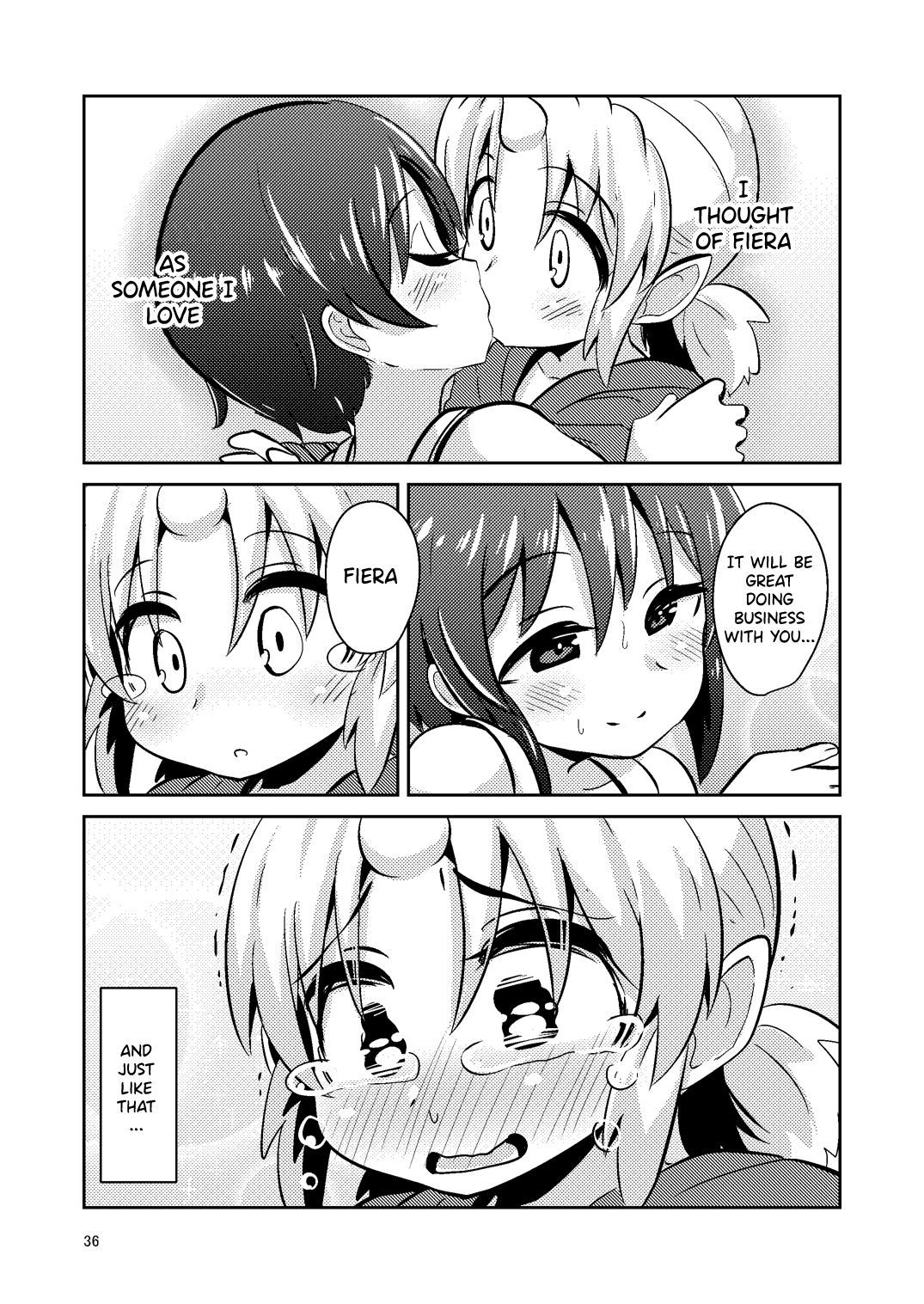 [すずぽに (すずのもく)] 触手売りのフィエラ [英訳] [DL版]