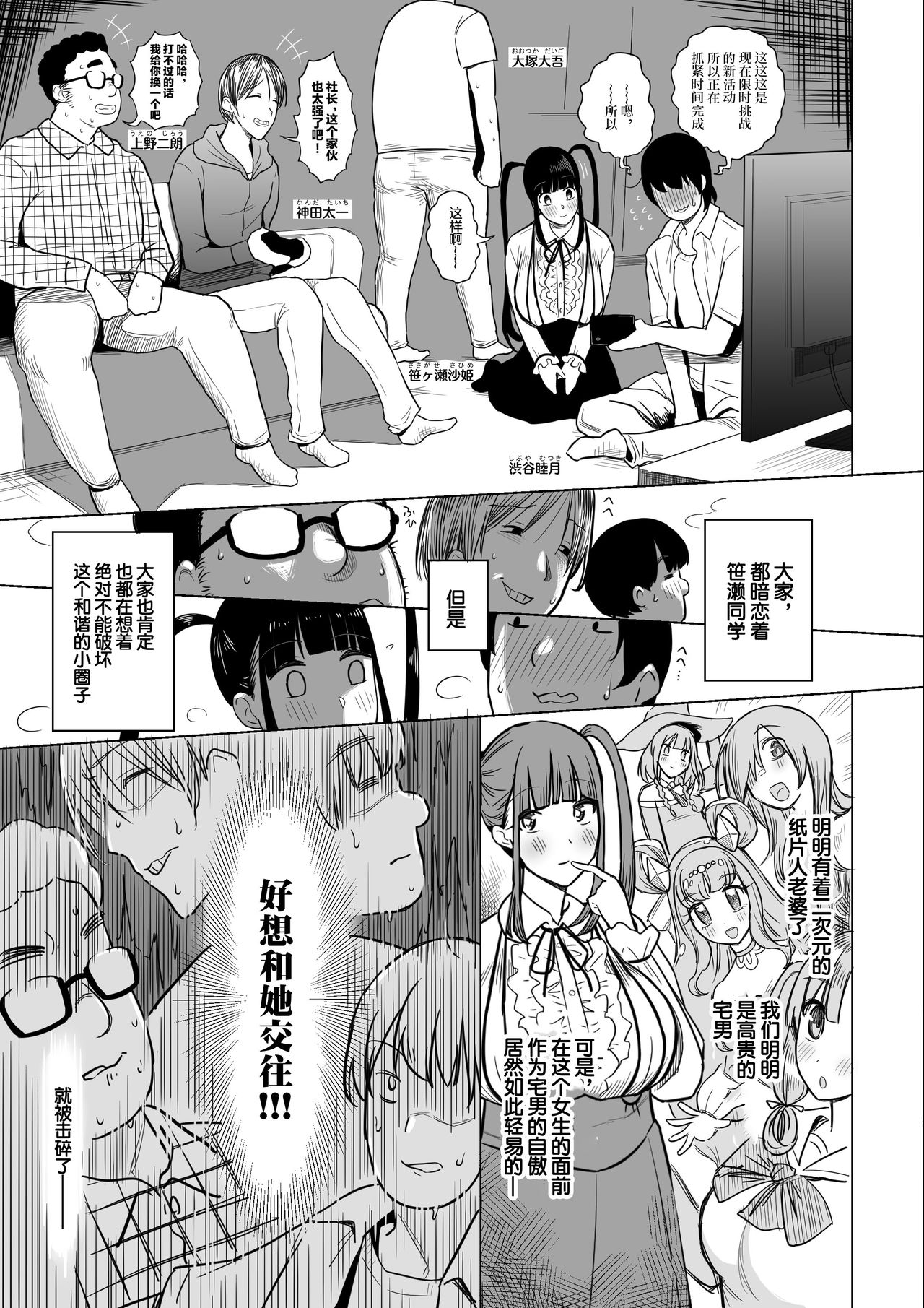 [ぷるめたる] オタサキュバスの沙姫ちゃん [中国翻訳]