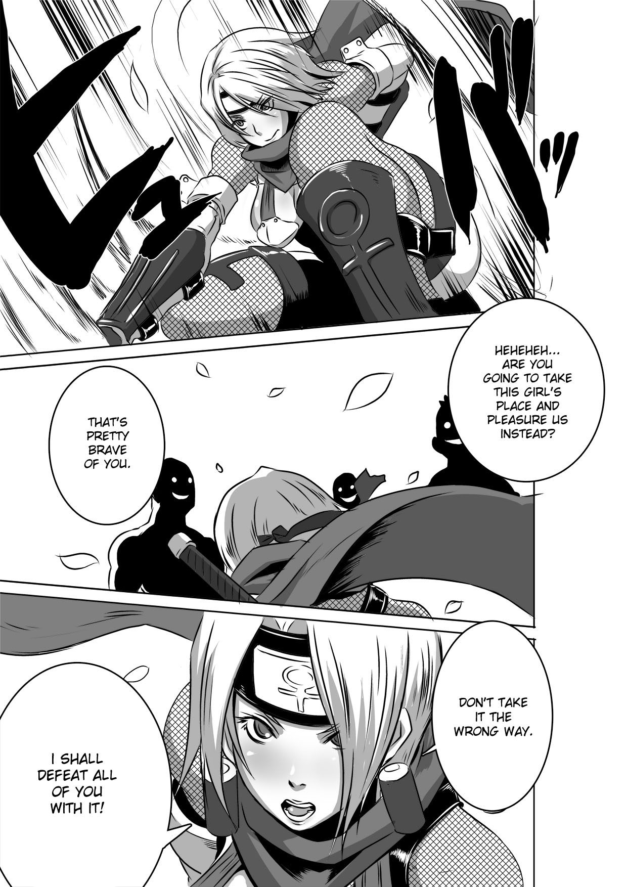 [Eroquis! (ブッチャーU)] SACRIFICE HEROES：「セックス忍者ミソギ」 [英訳]