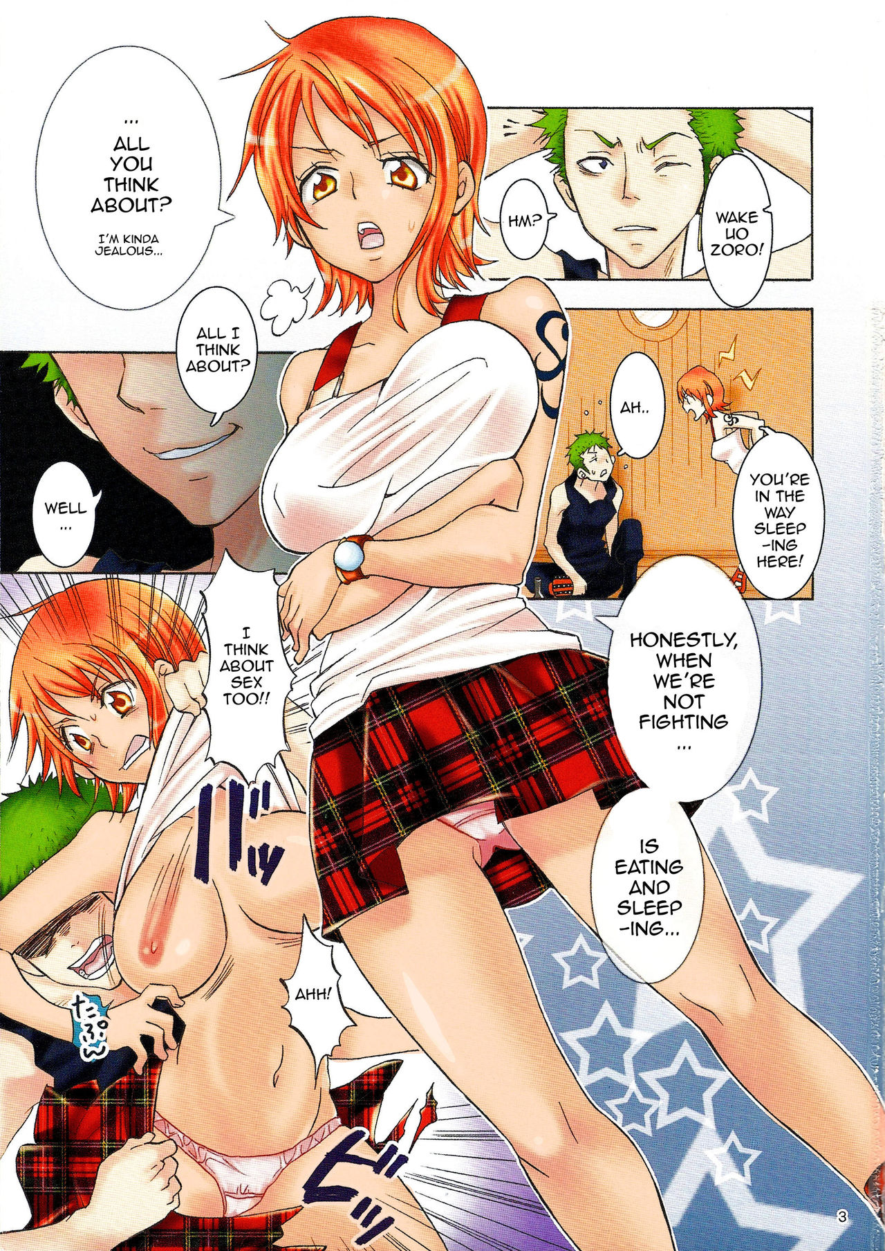 (C75) [くりおね社 (YU-RI)] ナミちゃんとあ・そ・ぼ★ (ワンピース) [英訳]