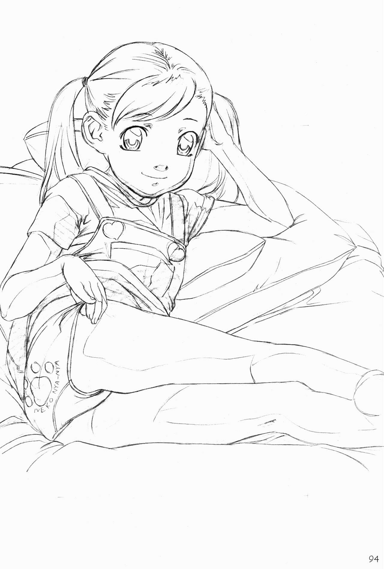 (サンクリ35) [モモンガ倶楽部 (林原ひかり)] らくがきッズ 8 ～おりじなる少女鉛筆原画集～