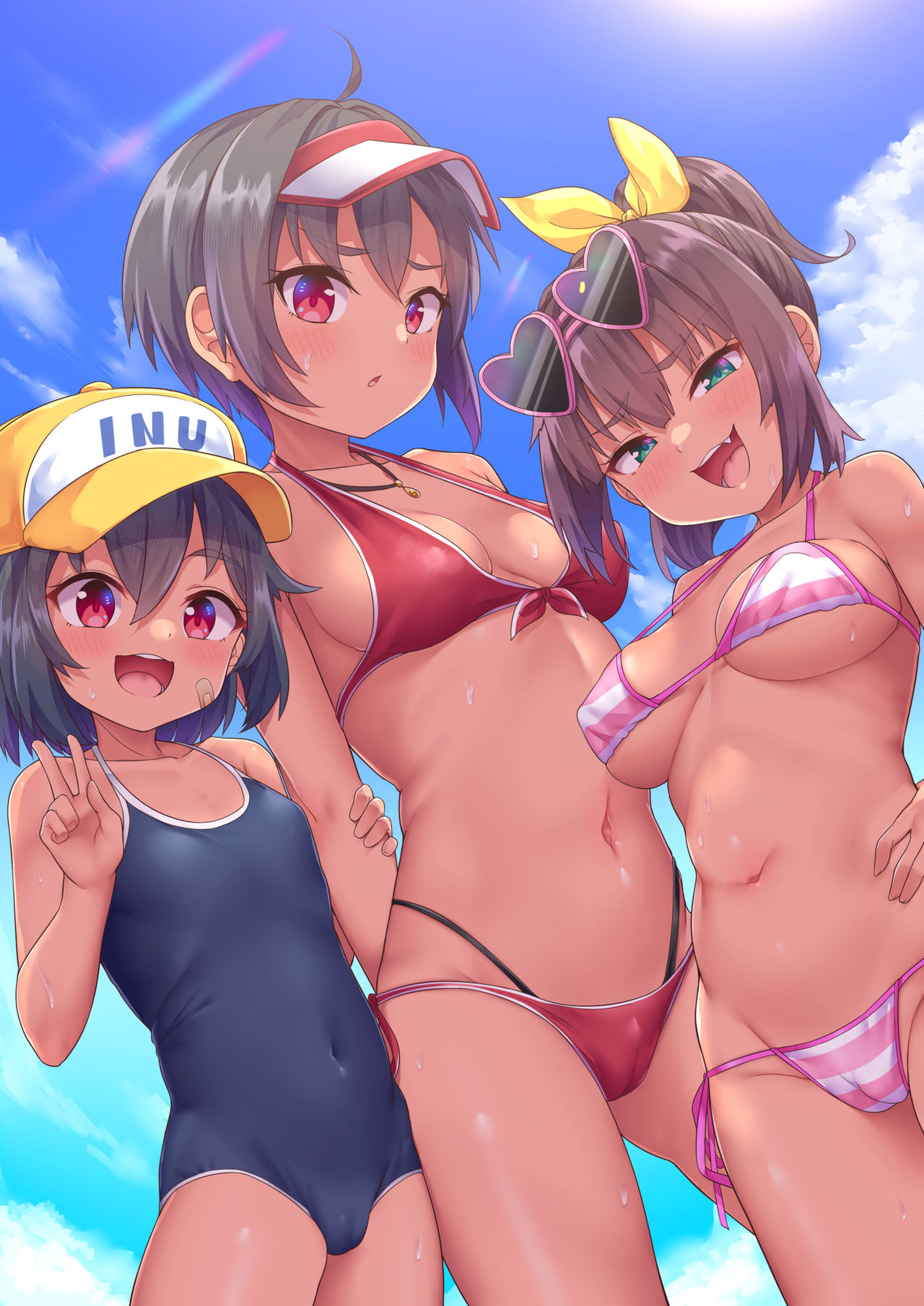 [しいたけ農園 (Kanabun)] ビーチであそぼ [完全]
