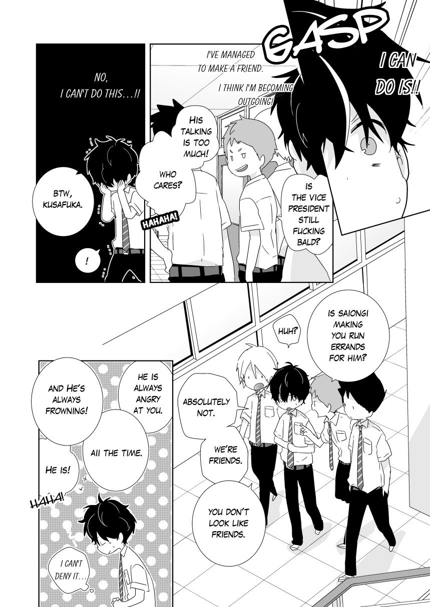[なちたま (いさこ)] 陰キャくんと不良くん [英訳] [進行中]