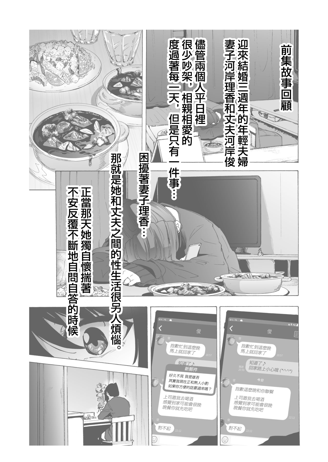 [HIDARIkiki (傷希レイ)] 夫公認セックスアドバイザーにハマった結果・中編[中国翻訳]