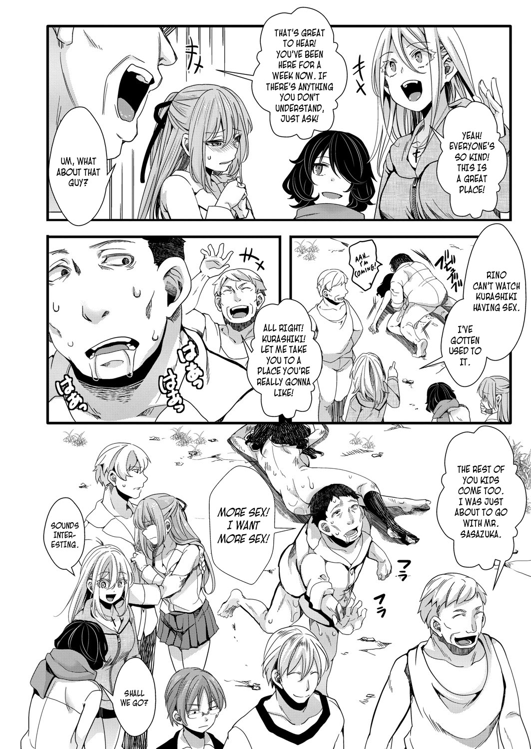 [hal] 襲学旅行 第3話 ～終わりの生殖渇望～ (COMIC 真激 2021年9月号) [英訳] [DL版]