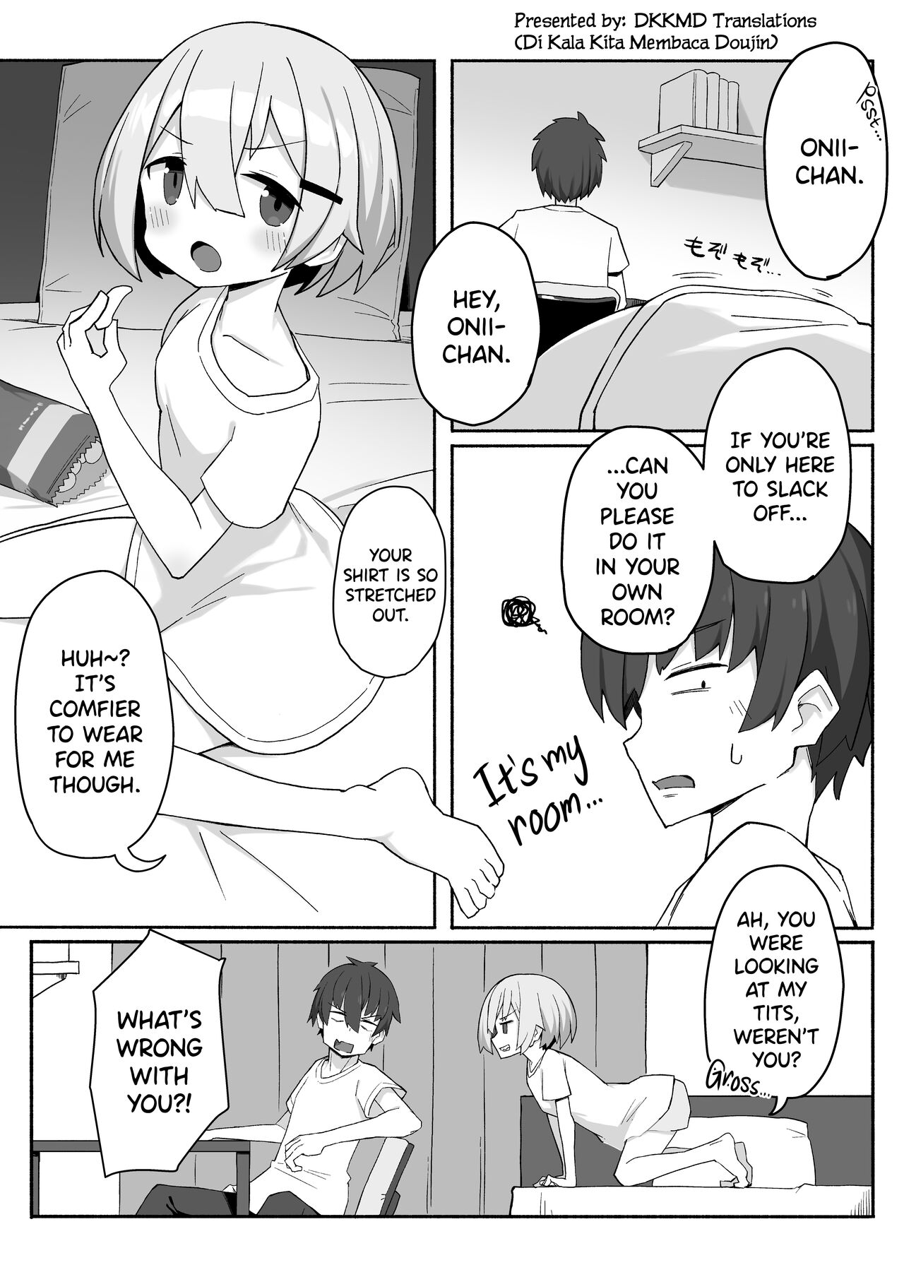 [ぷにぷにのほっぺ (かわよい)] 妹ちゃんに搾られちゃう本 [英訳]